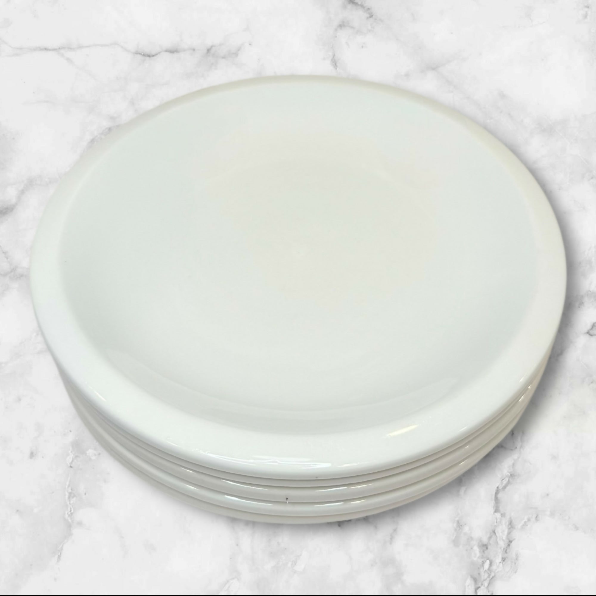 Crate & Barrel Tienshan Culinary Arts Caféware Dinner Plates | Set of 5 | Great Condition