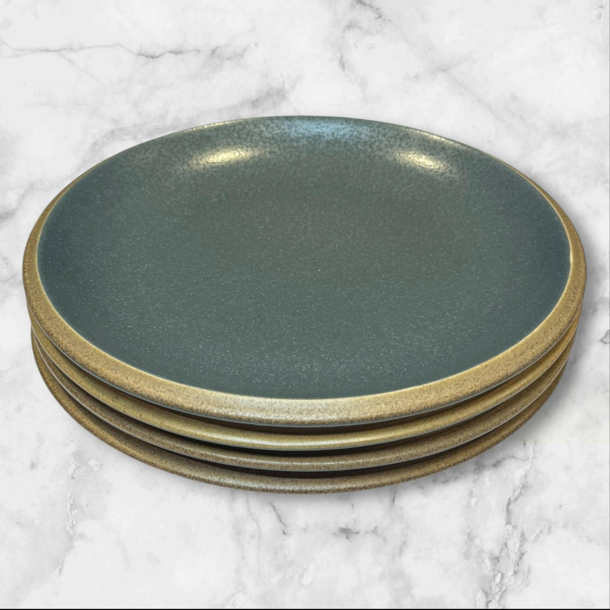 Dansk Santiago Grey Dinner Plates | Set of 4 | Gently Used | Excellent Condition
