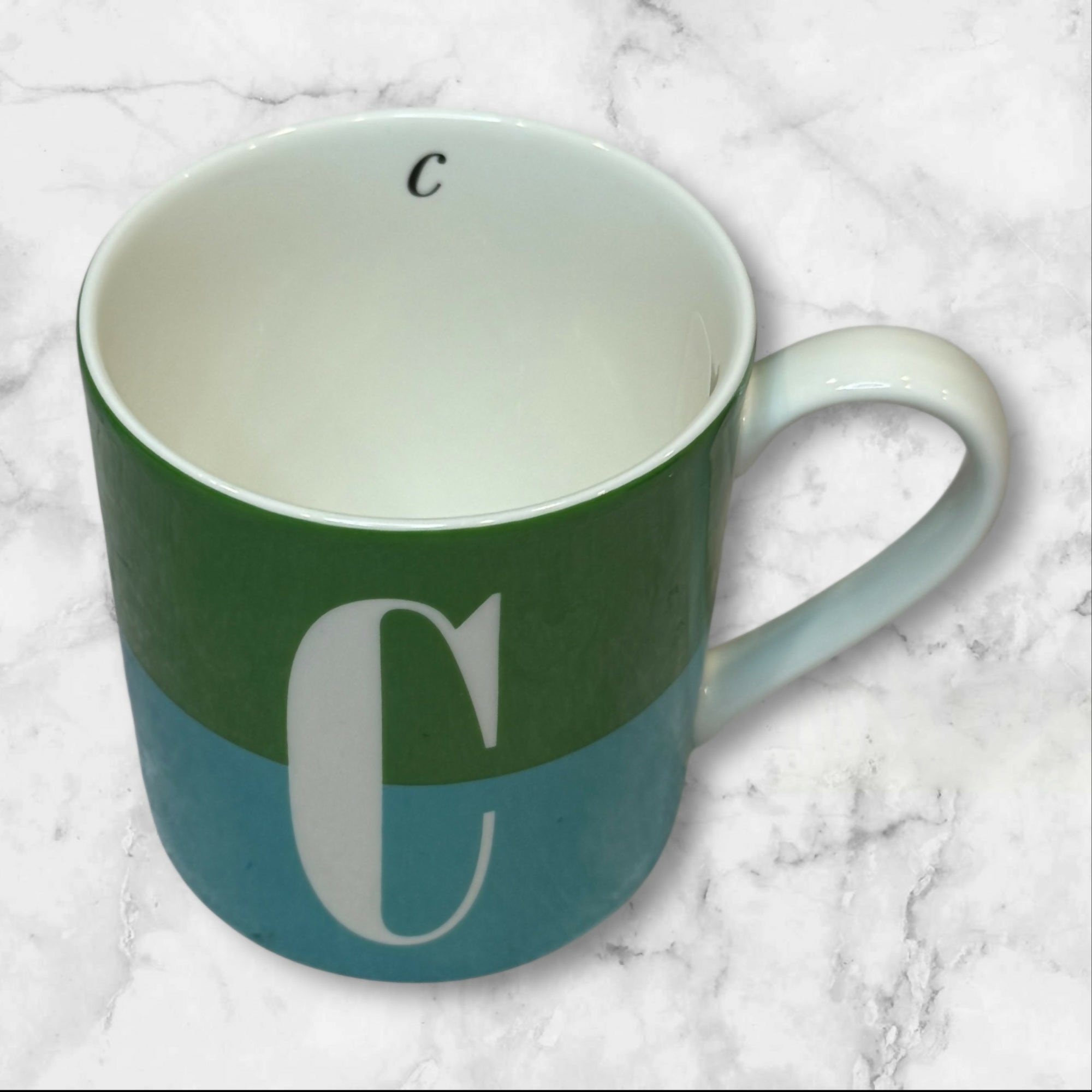 Kate Spade Wickford Monogram “C” Mug by Lenox | 12 oz | Great Condition