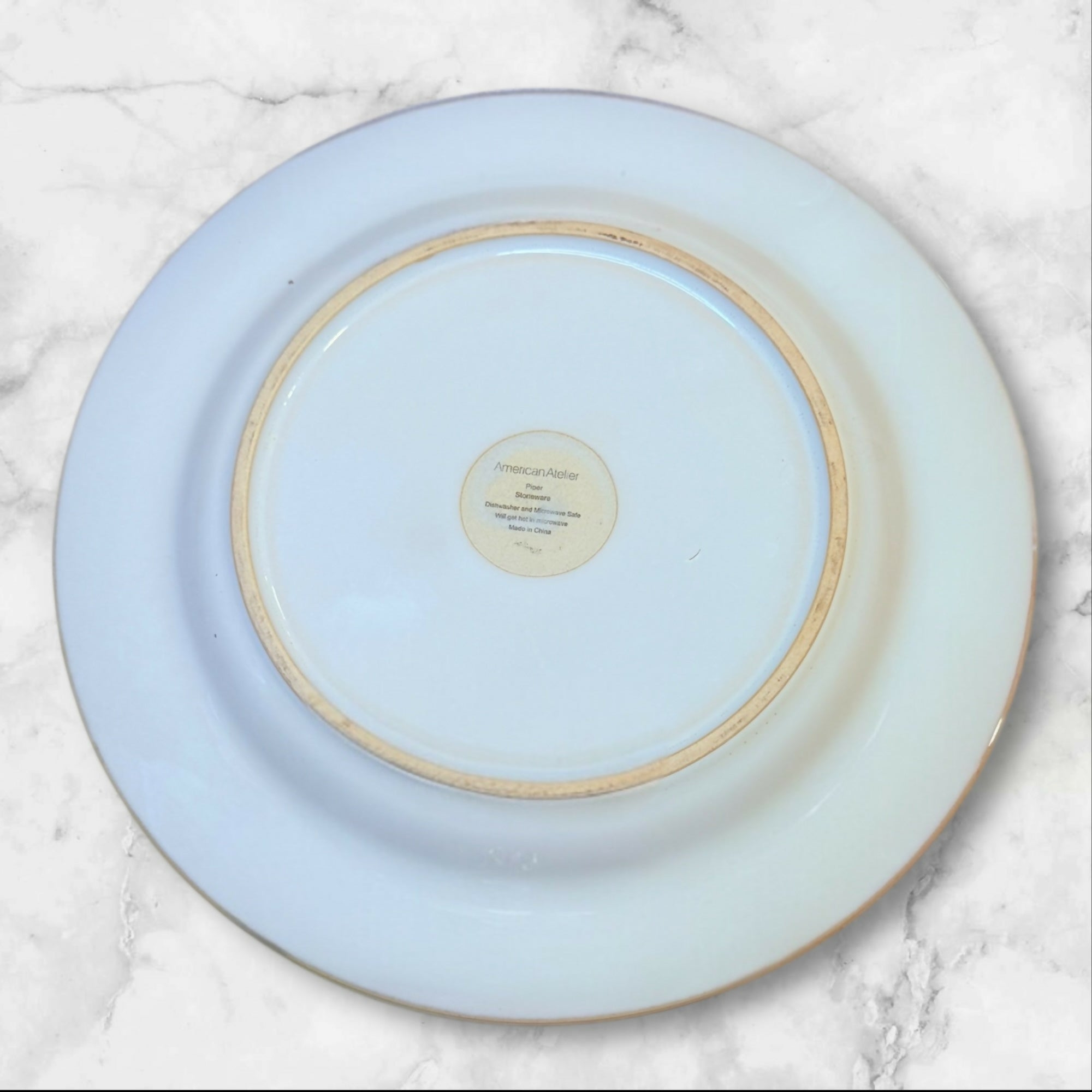 American Atelier Piper Dinner Plates Set of 4 Stoneware 10.75”