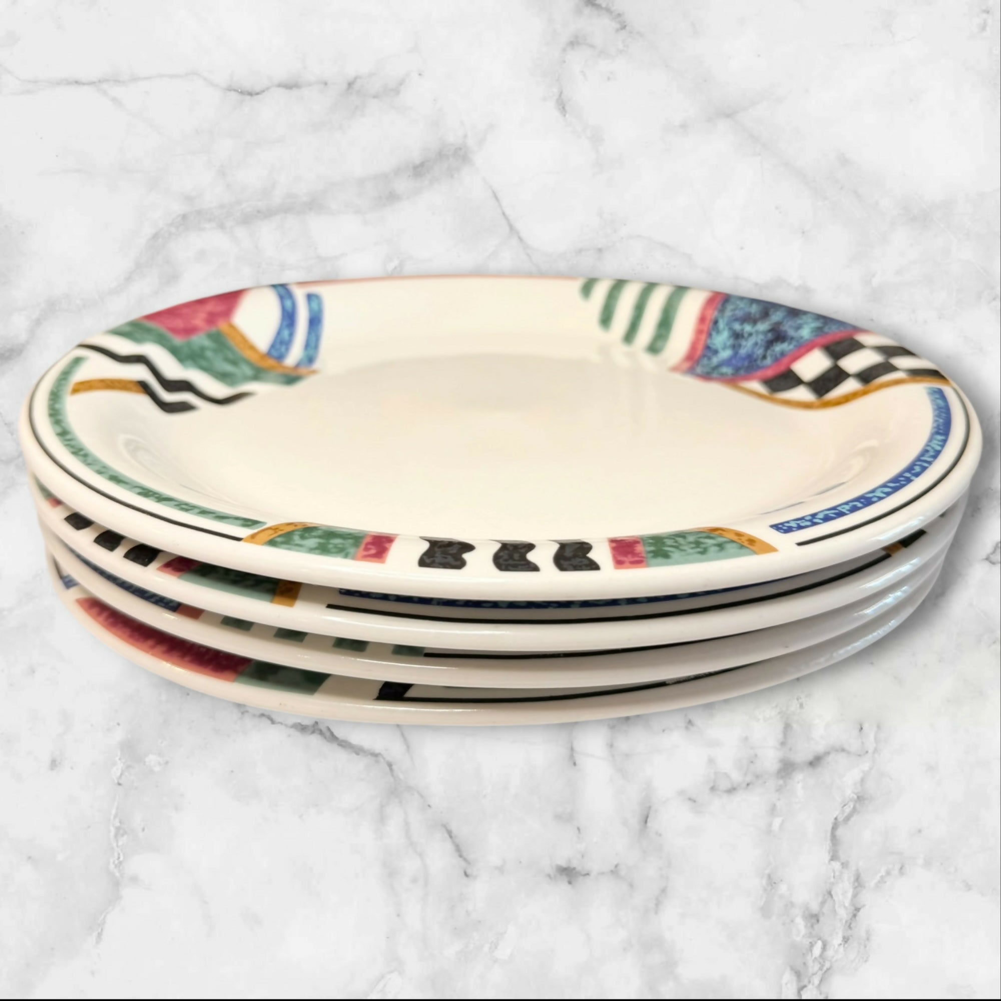 Gibson Lamas Vintage Dinner Plates | Set of 4 | Good Condition