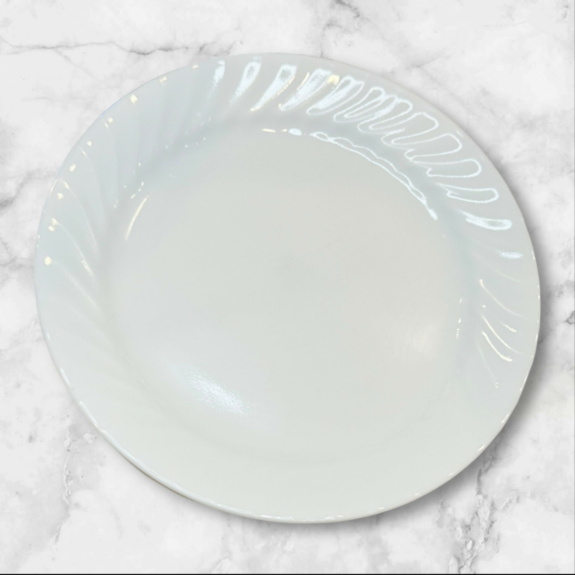 Corelle Enhancements White Dinner Plates | Set of 6 | Great