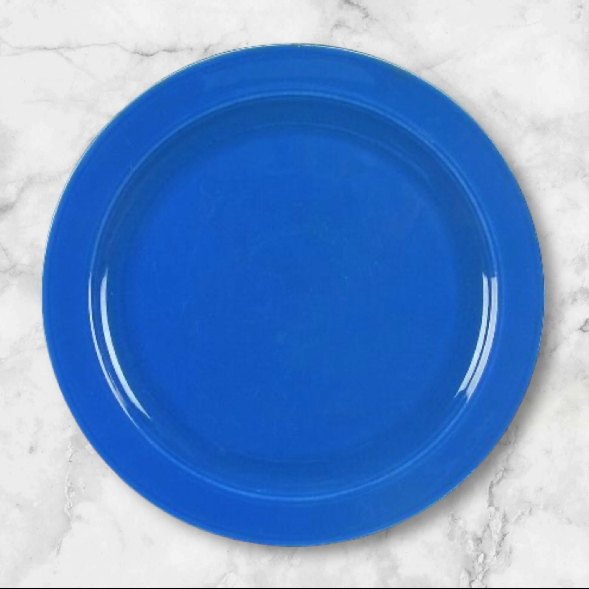 Metlox Poppytrail Vernon Early California Cobalt Blue Plates | Set of 4 | Great Condition