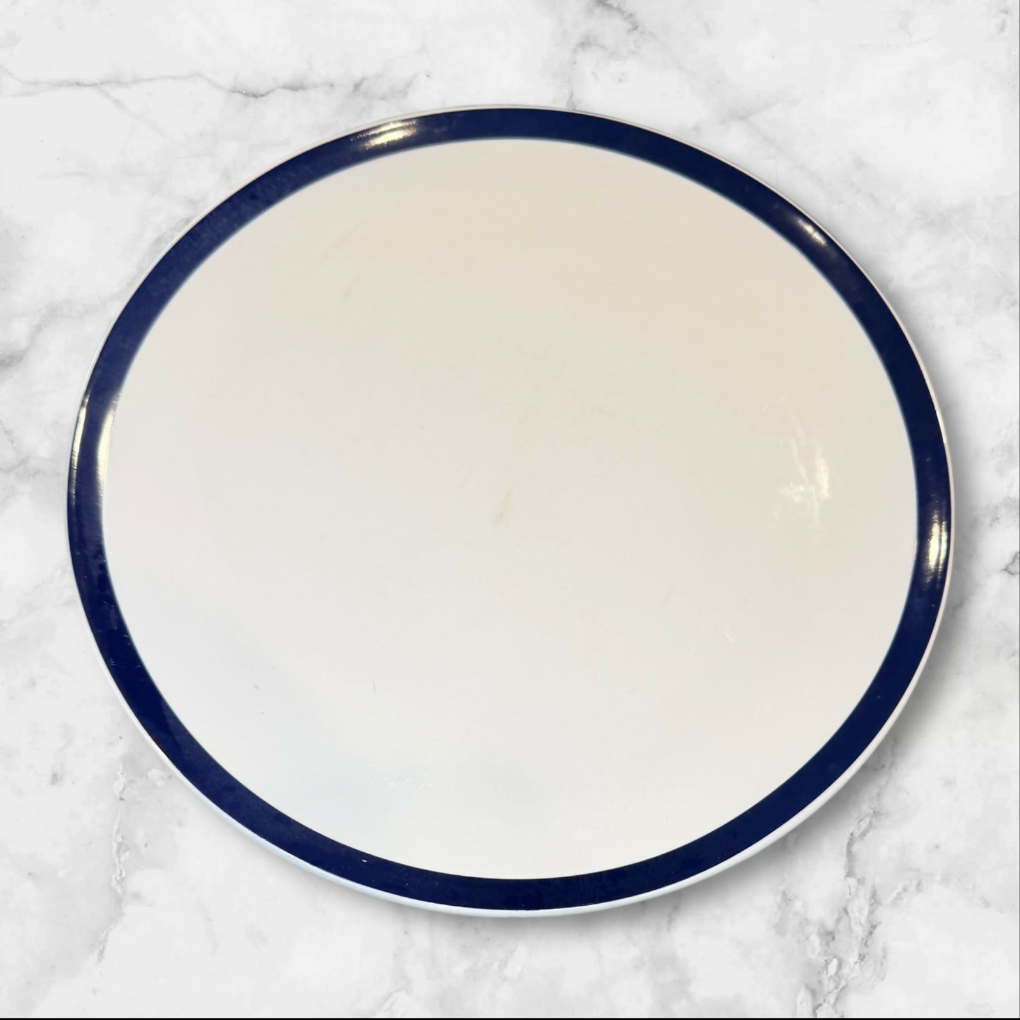 Lenox Kate Spade Sag Harbor Navy Dinner Plates | Set of 6 | Good Condition