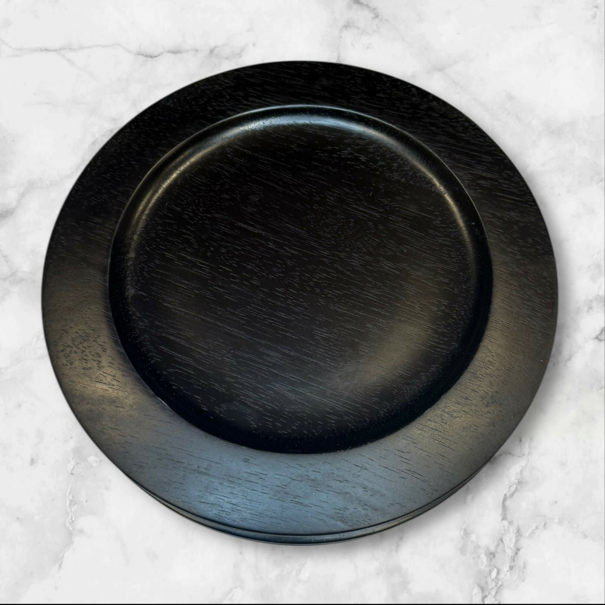 Studio Nova Wooden Charger Plates | Set of 6 | 12” Round | Great Condition