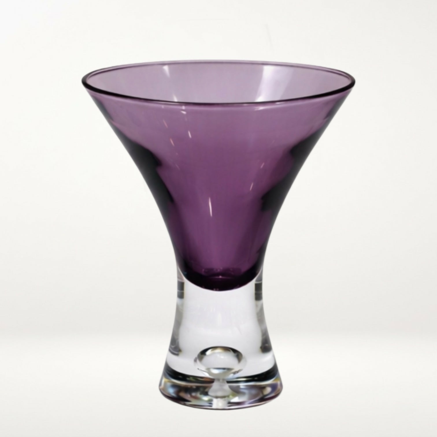 Artland Jewel Tone Martini Wine Glasses | Set of 4 | Excellent Condition