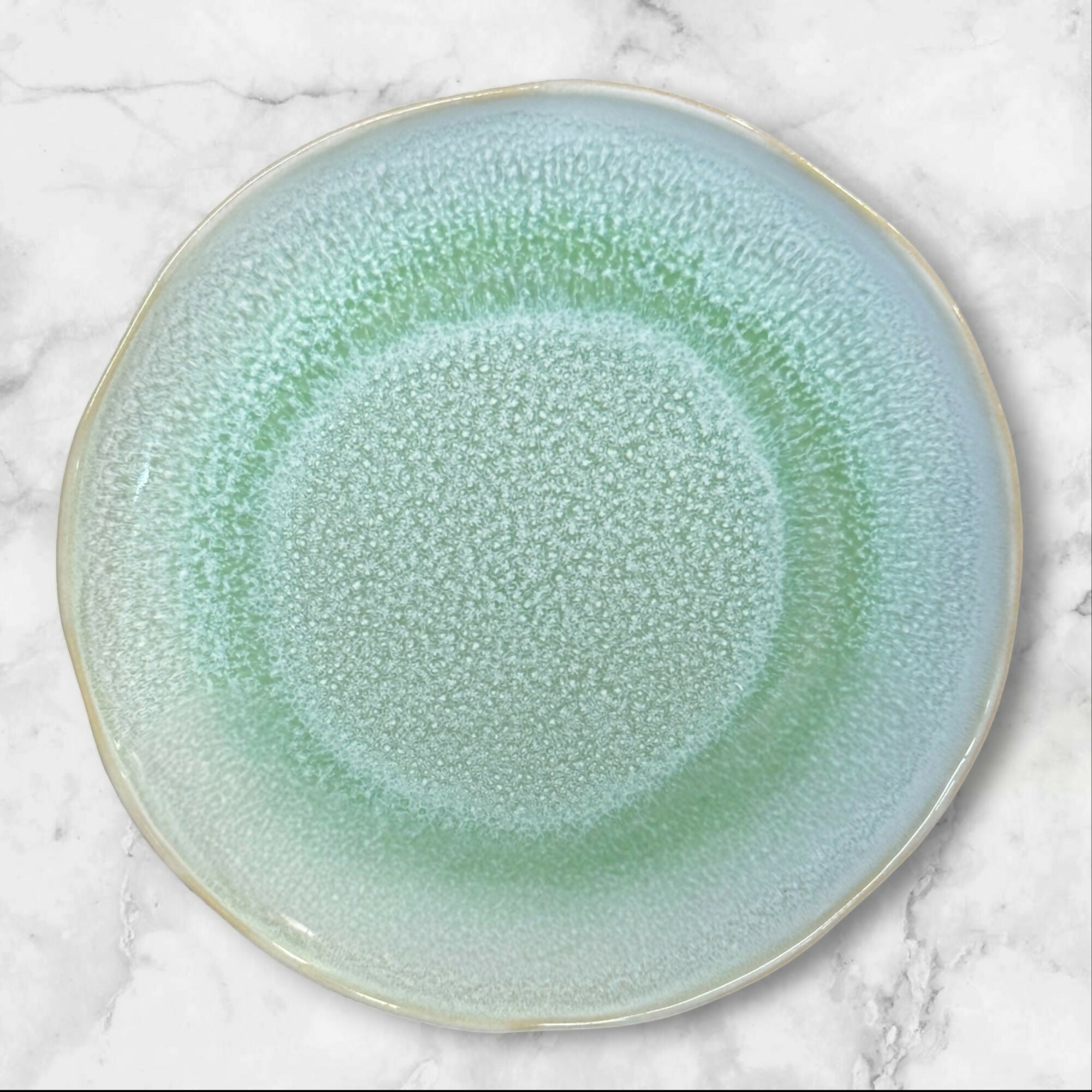 Bee & Willow Reactive Glaze Accent Plates | Set of 4 | Excellent Condition