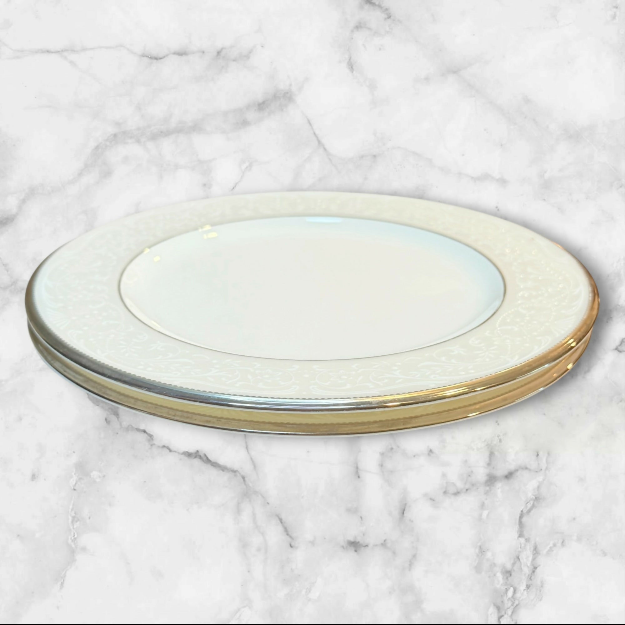 Noritake Silver Palace Salad Plates Set of 2 | Excellent Condition