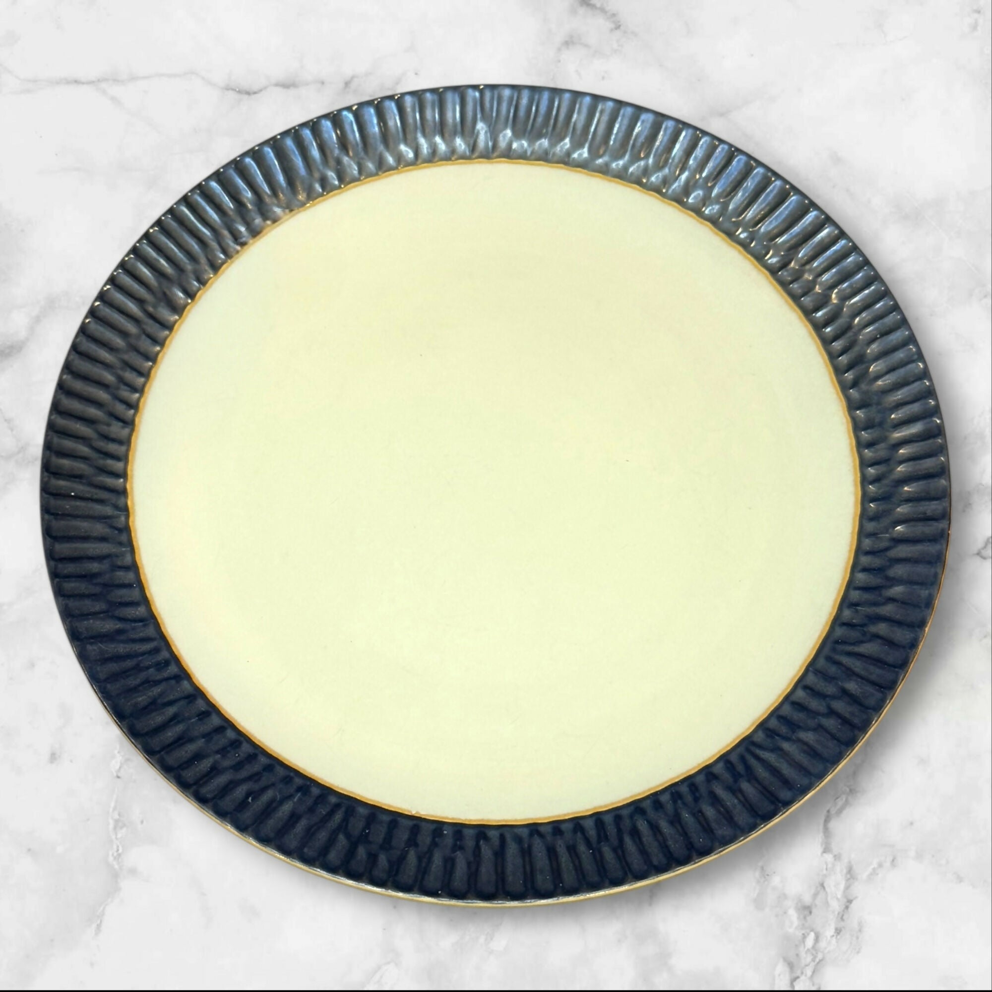 Crate & Barrel Scavo Dinner Plates | Set of 4 | Great Condition | Pre-Owned