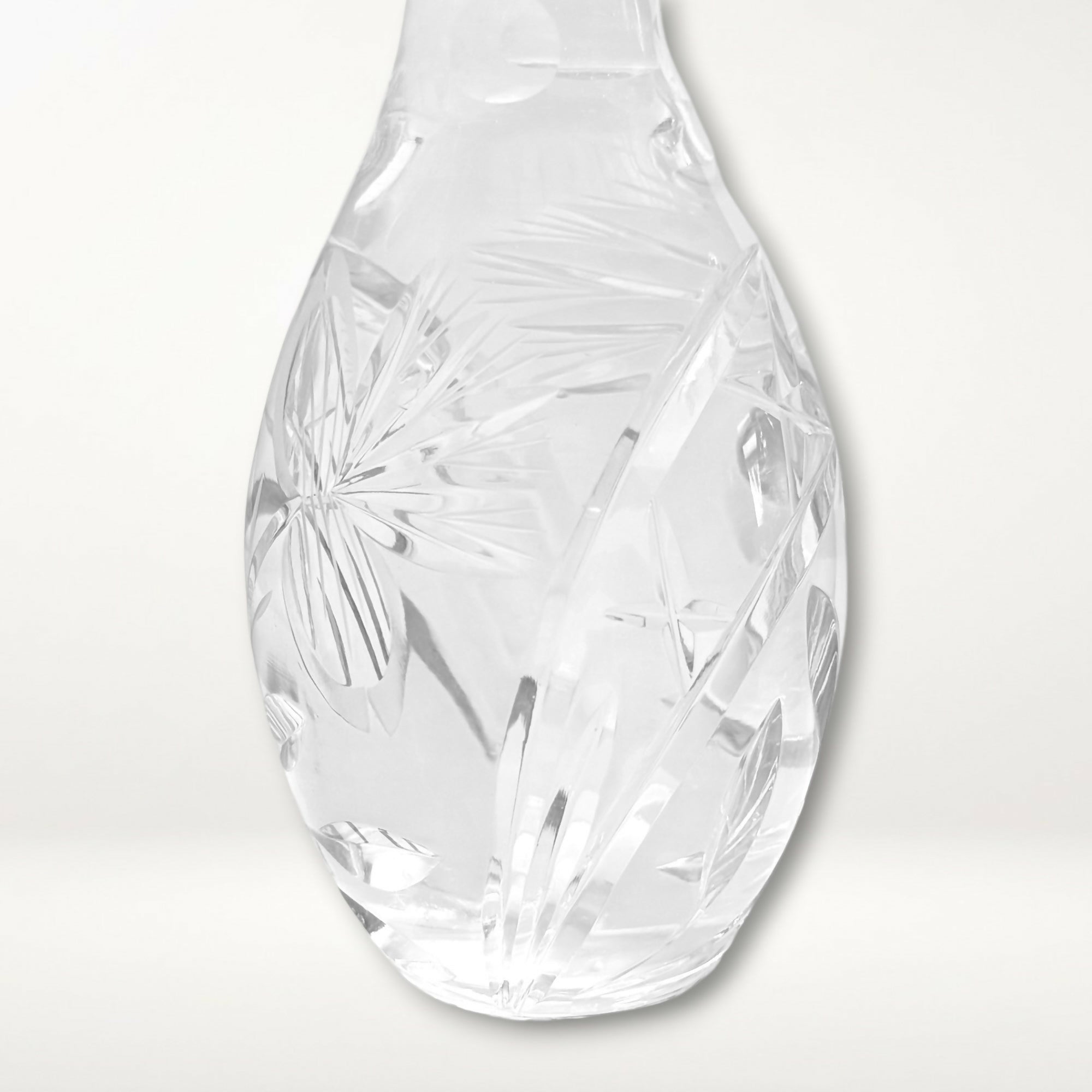 Vintage Cut Crystal Decanter w/ Stopper | Elegant Barware | Great Condition