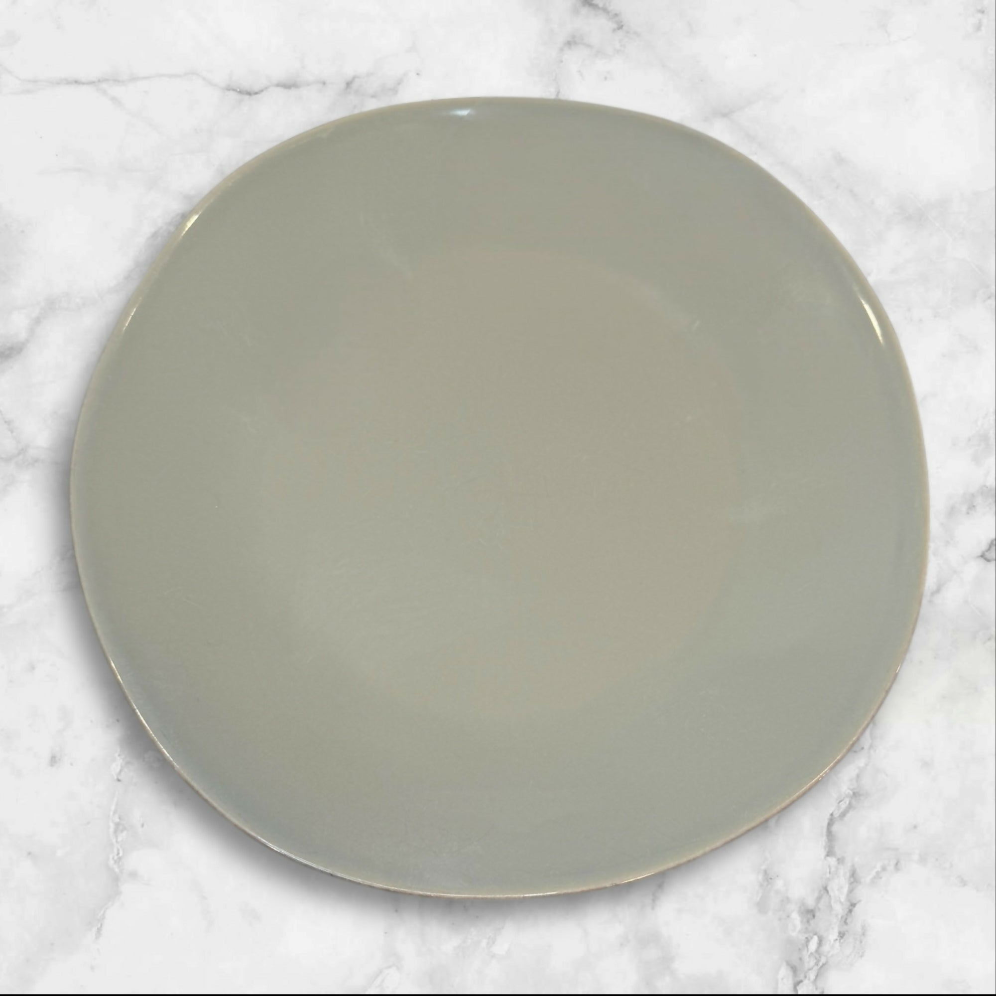 Crate & Barrel Marin Gray Salad Plates | Set of 3 | Excellent Condition