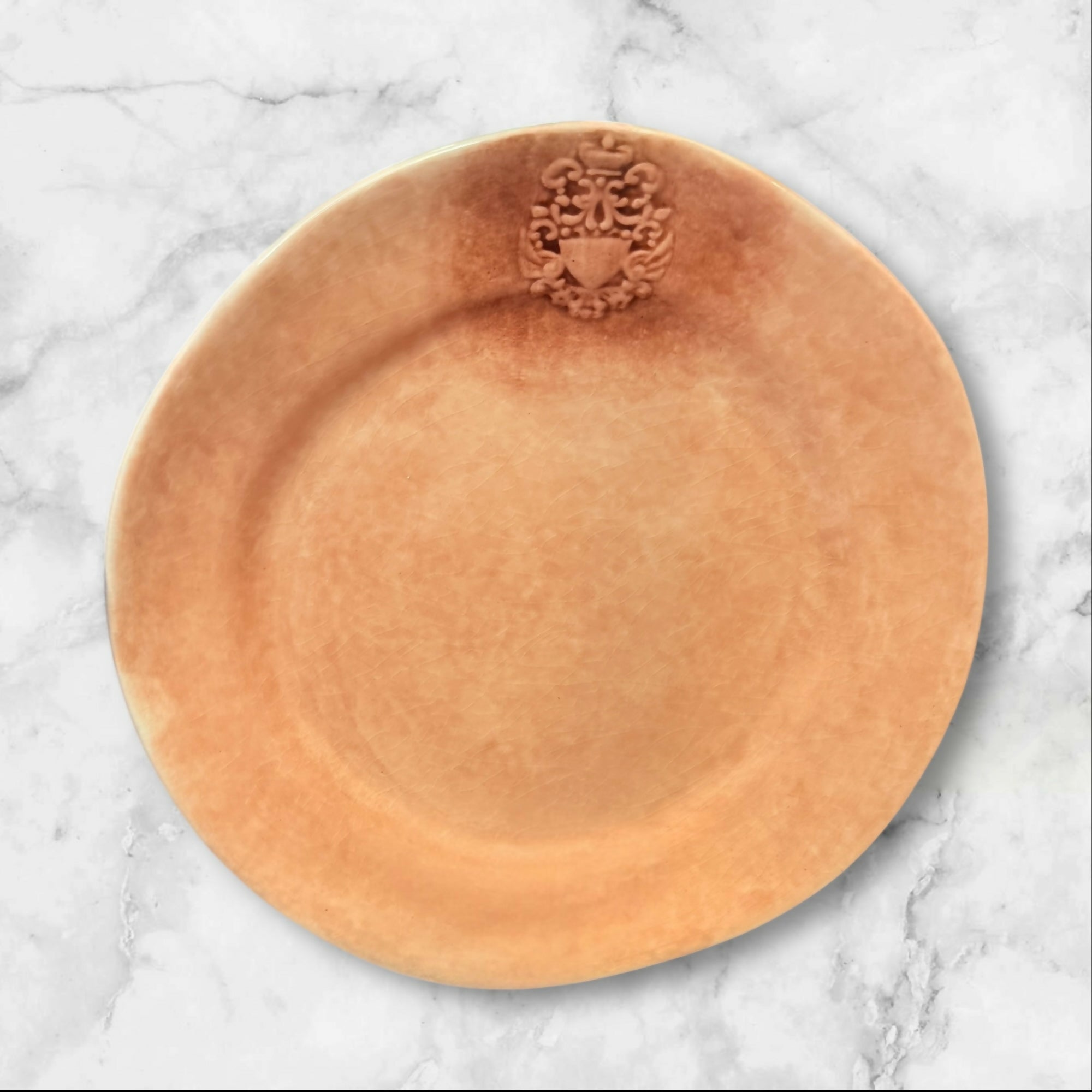 Caff Ceramiche Crest Dinner Plates Italy | Set of 4 | Excellent Condition