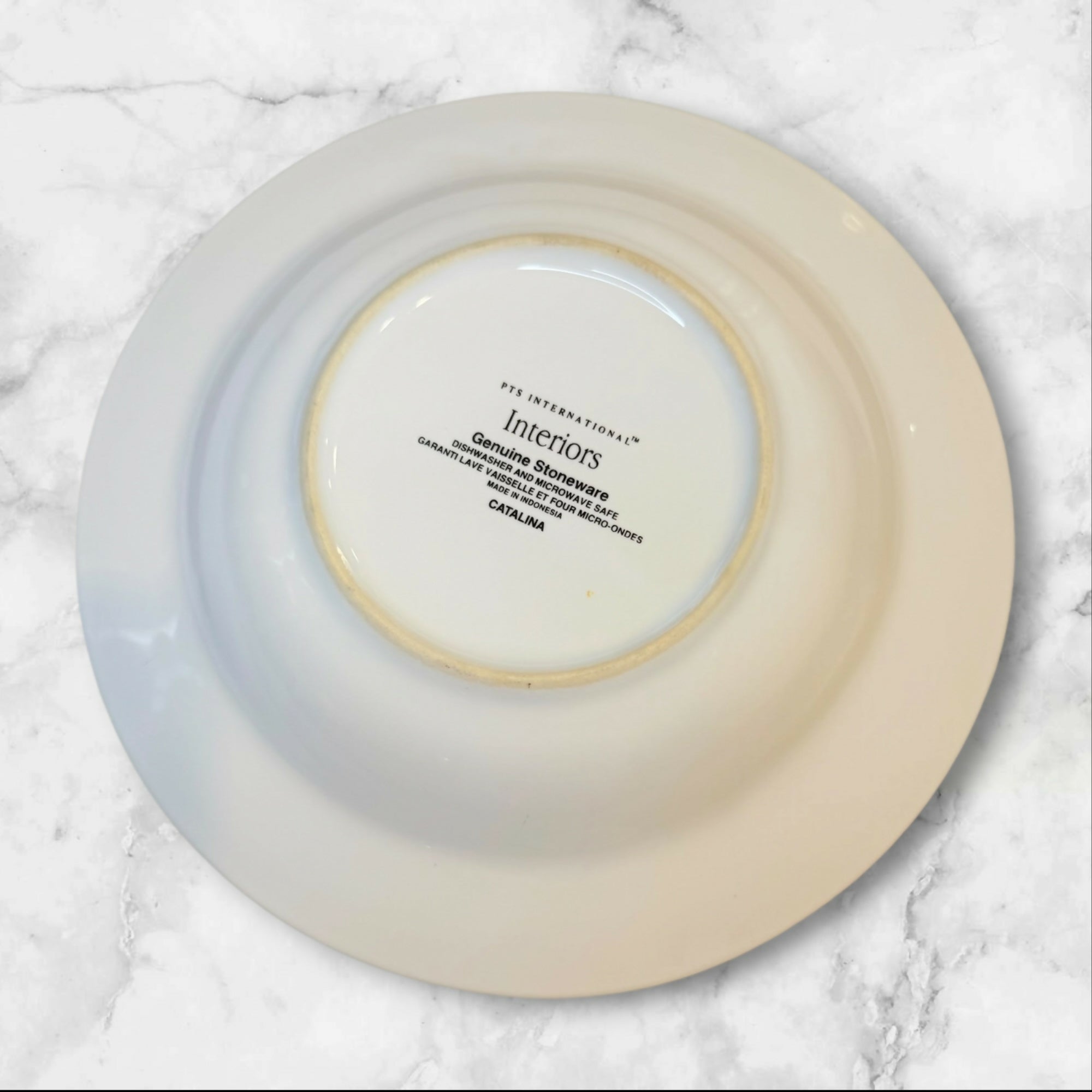 Interiors PTS Catalina Pattern Rim Soup Bowls Set of 4 | Excellent Condition