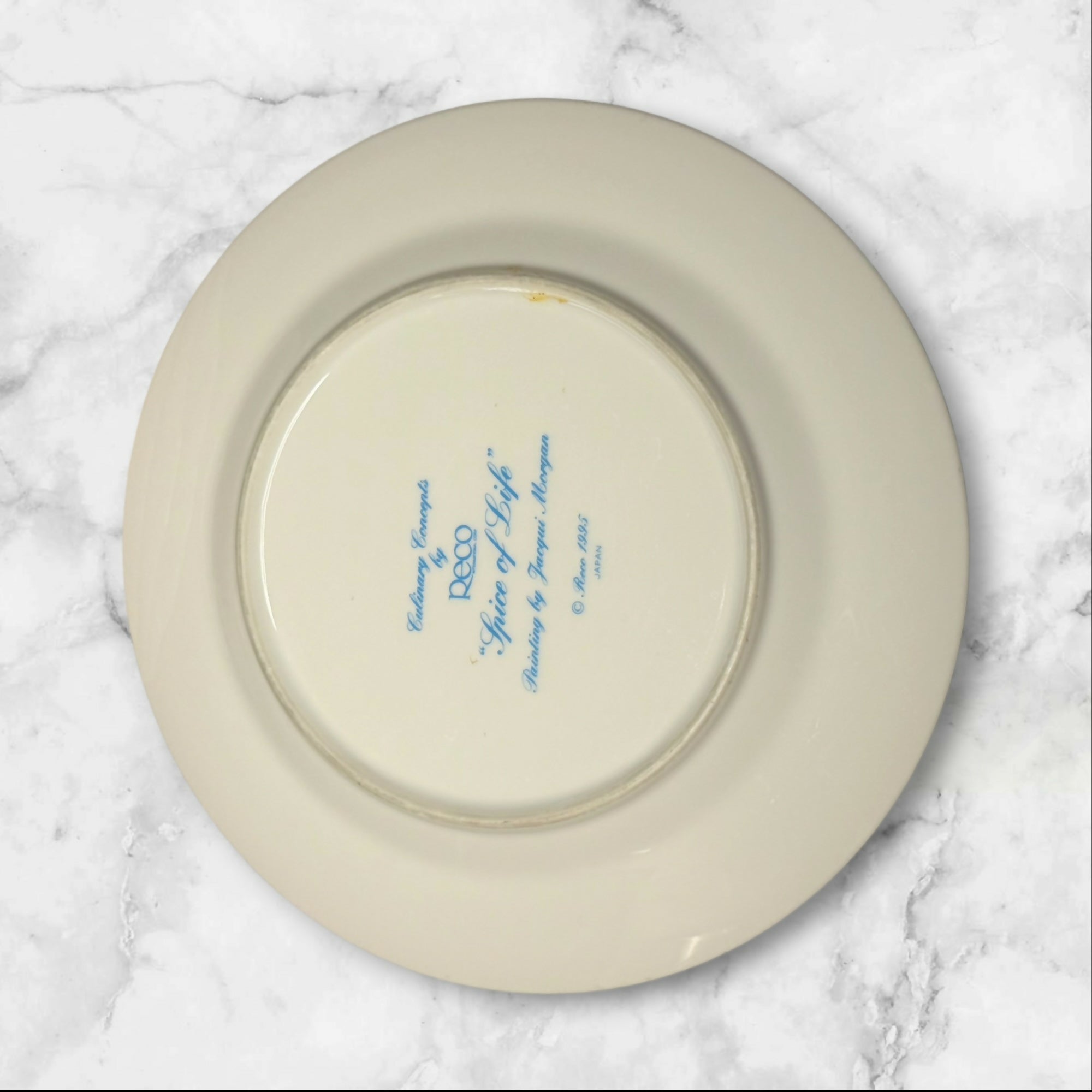 Reco Spice of Life Salad Plates Set of 4 Garlic Mesclun Gently Used