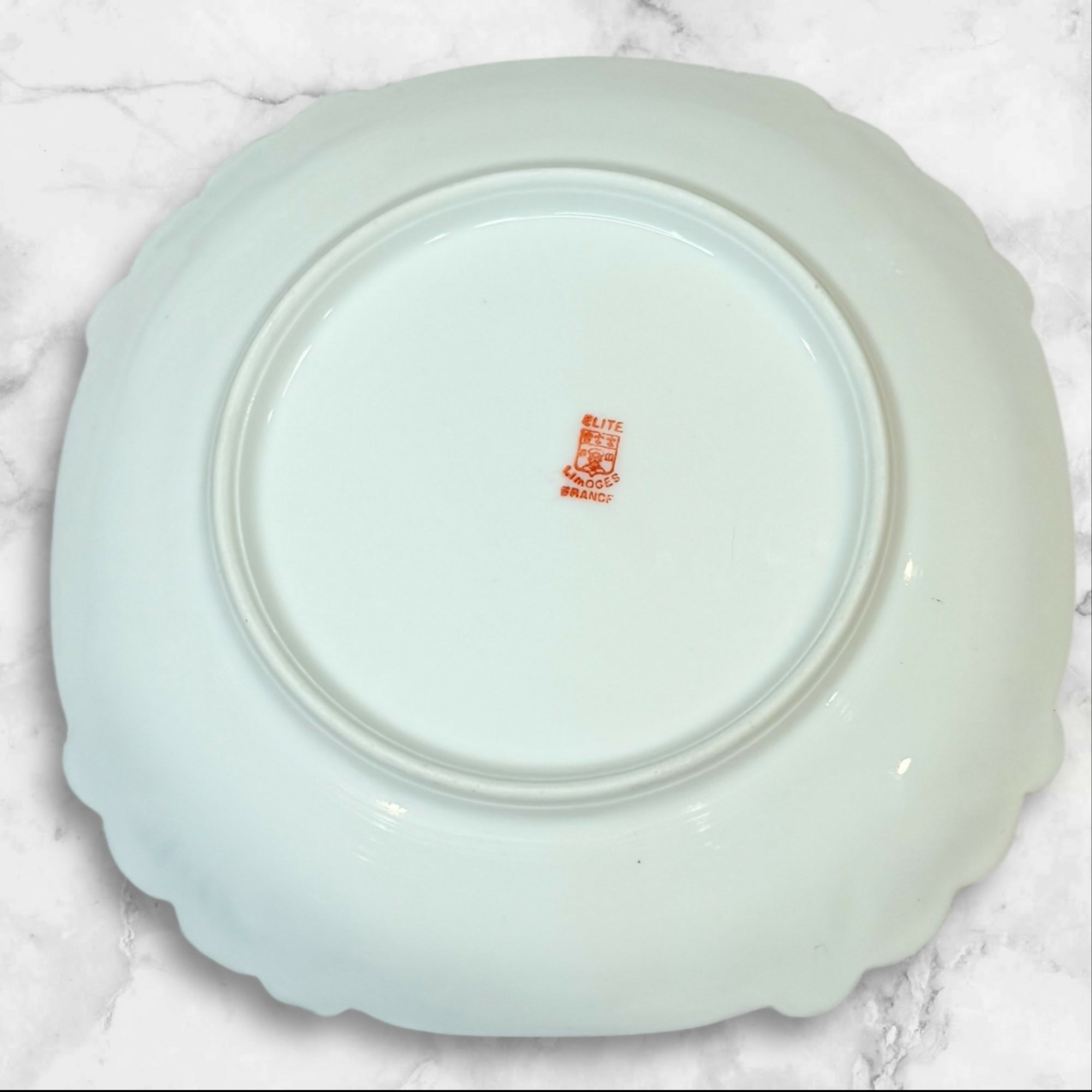 Antique Haviland Limoges Elite Hand Painted Seashell Plates | Set of 7 | Excellent Condition