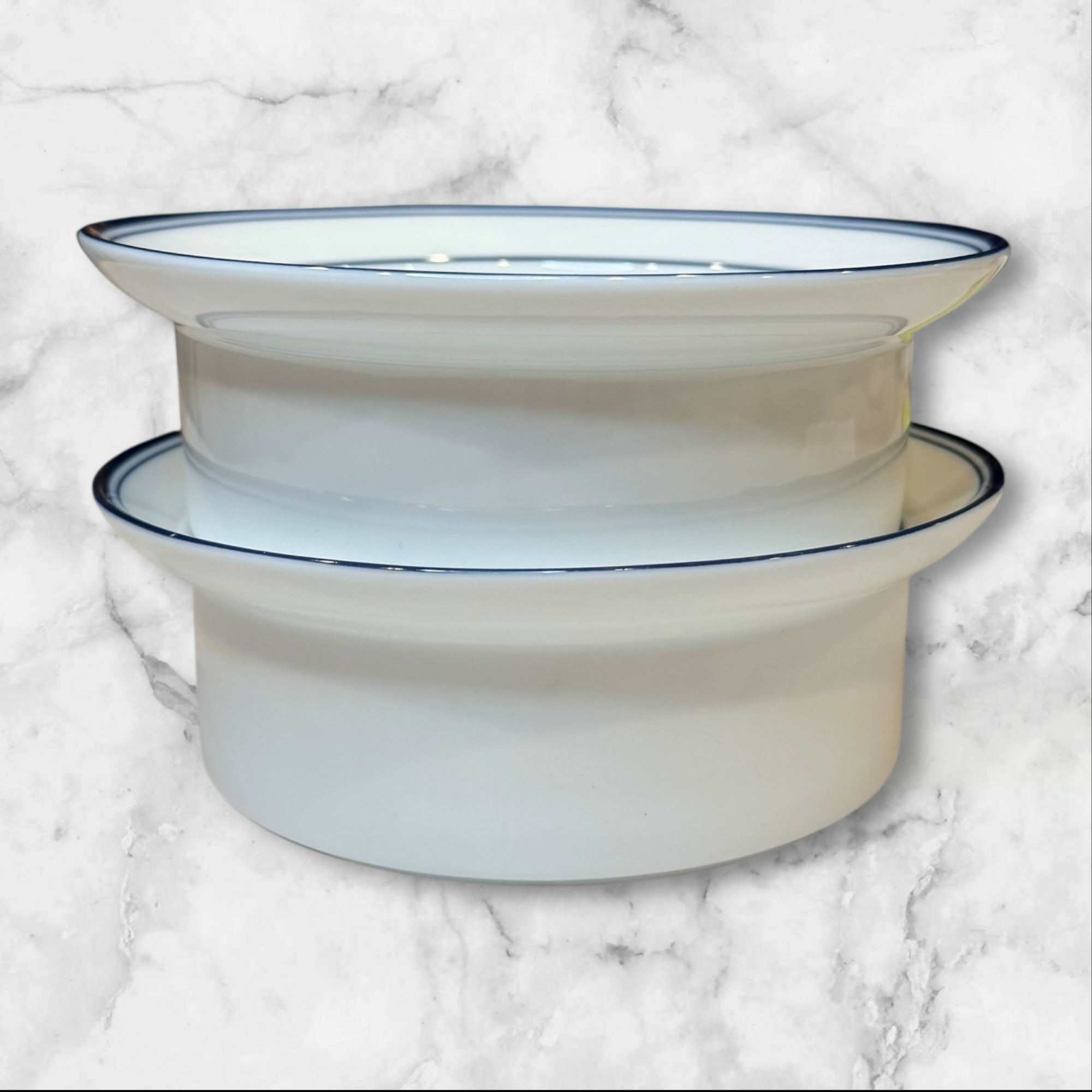 Dansk Allegro Blue Bowls | Set of 2 | 6 7/8” x 2.5” | Great Condition