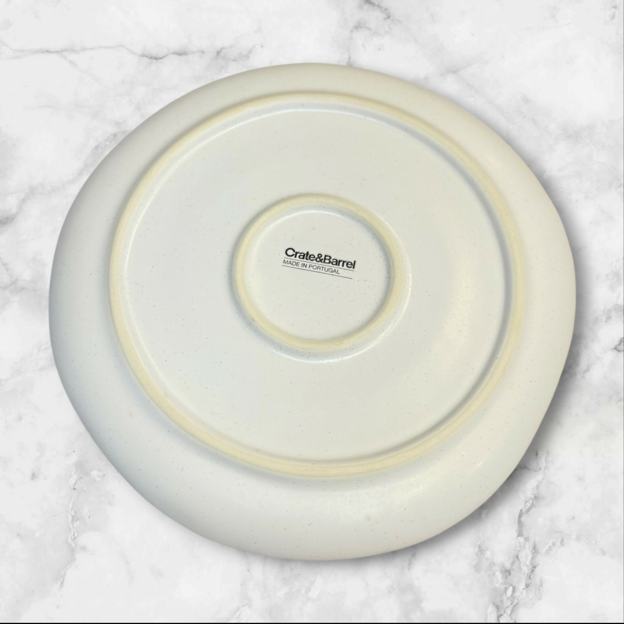 Crate & Barrel Burnt Edge Salad Plates | Set of 4 | Excellent Condition