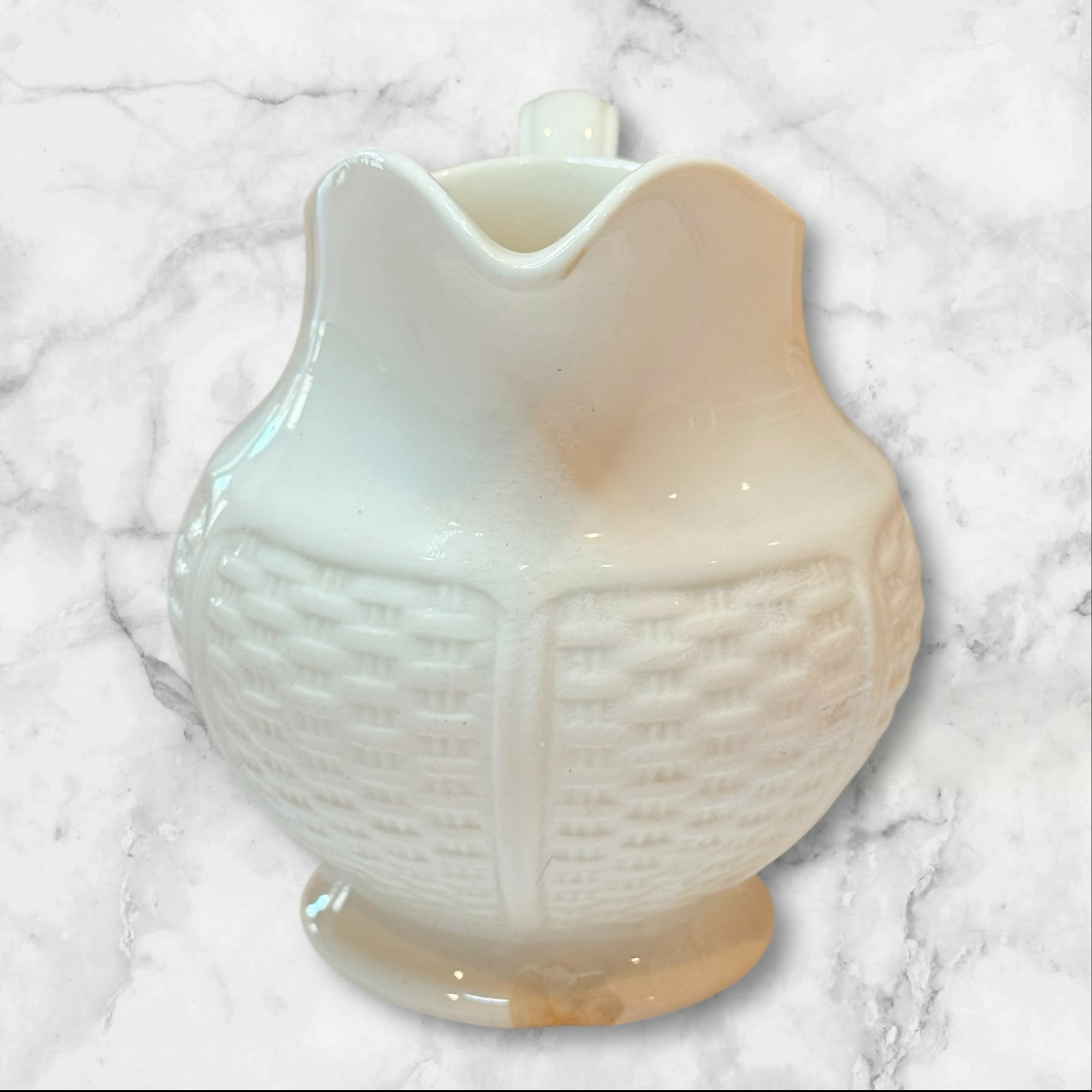Wedgwood Willow Weave Creamer Made in England | Good Condition