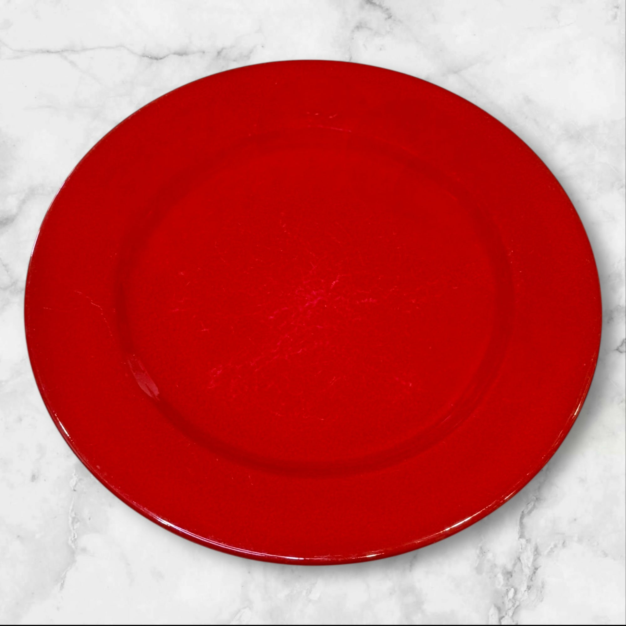 Noble Excellence Candy Apple Dinner Plates | Set of 3 | Good Condition