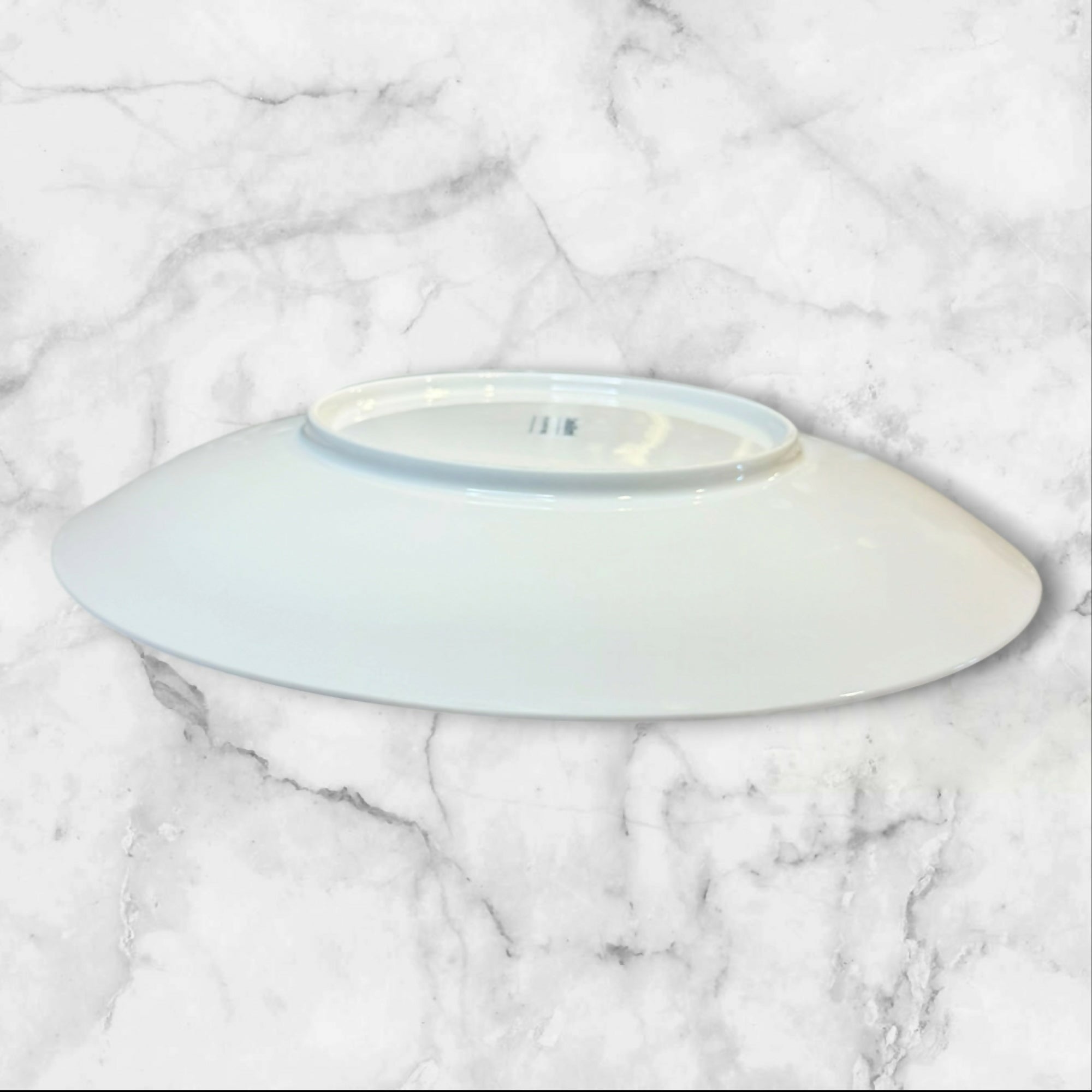Nikko Reflections Crate & Barrel White Serving Platter | Excellent Condition