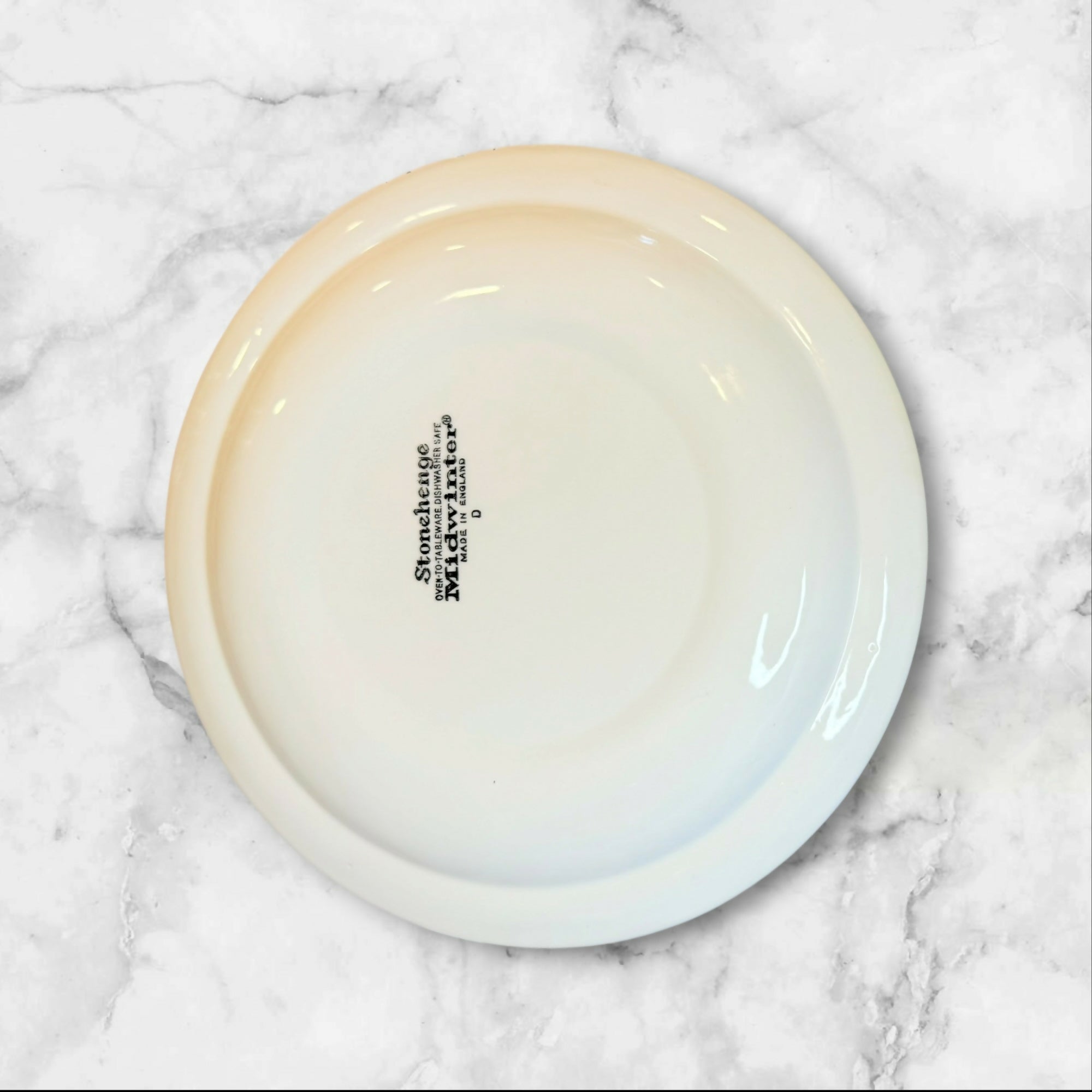 W.R. Midwinter Stonehenge White Dinner Plates | Set of 4 | Excellent Condition