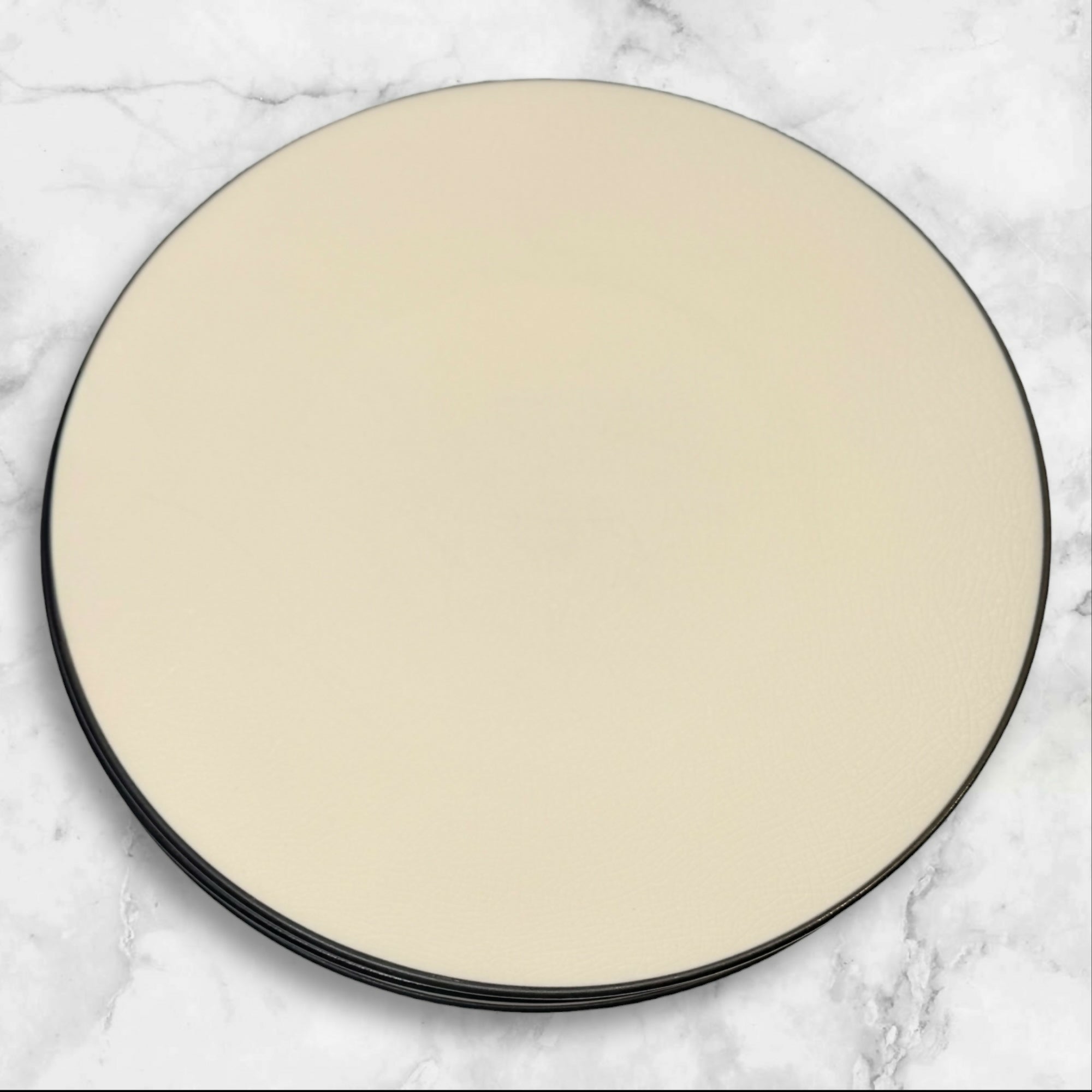Crate & Barrel Kita Dinner Plates Ivory | Set of 6 | Good Condition