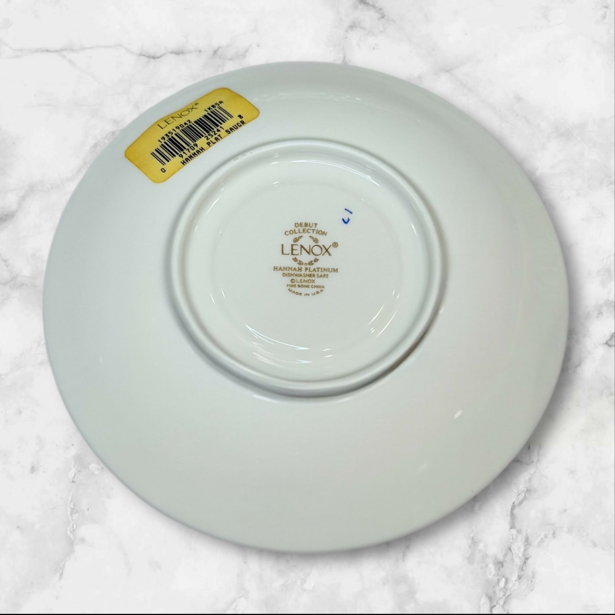 Lenox Hannah Platinum 4-Piece Place Setting | USA Made | Discontinued | Great