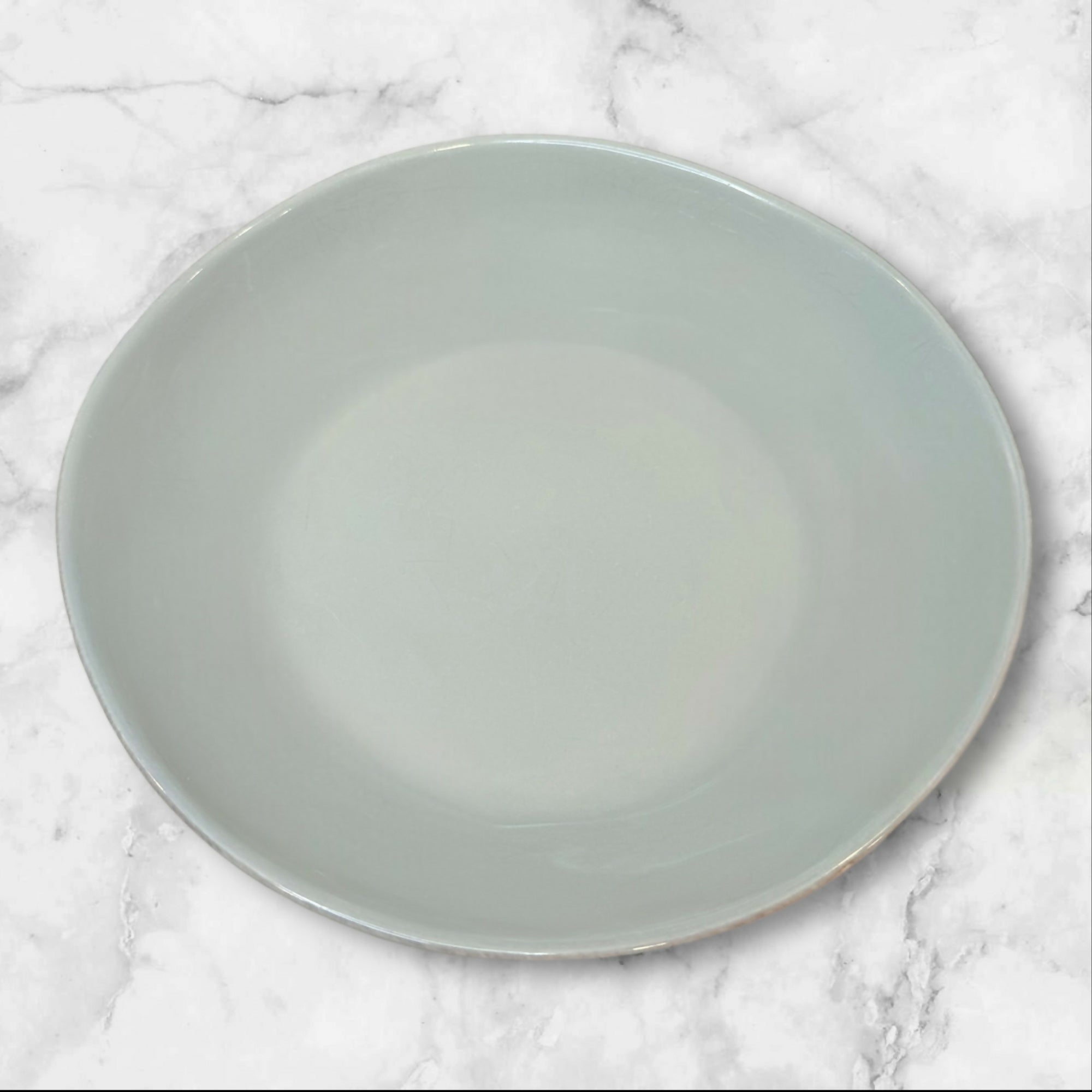 Crate & Barrel Marin Grey Pasta Bowls | Set of 2 | Great Condition