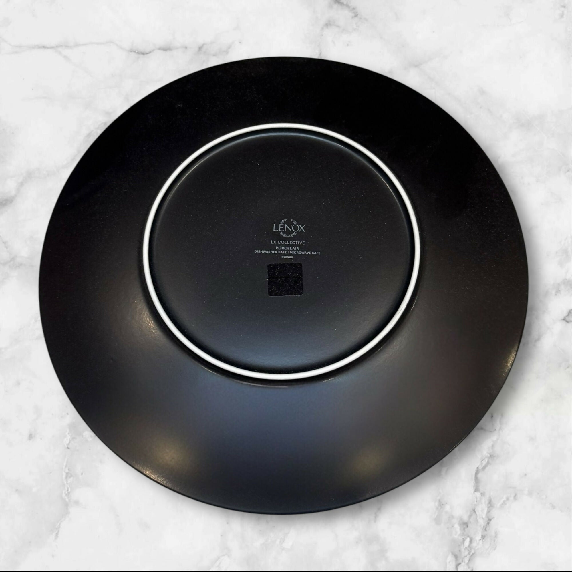 Lenox LX Collective Black Dinner Plates | Set of 4 | New in Box | 10 7/8”