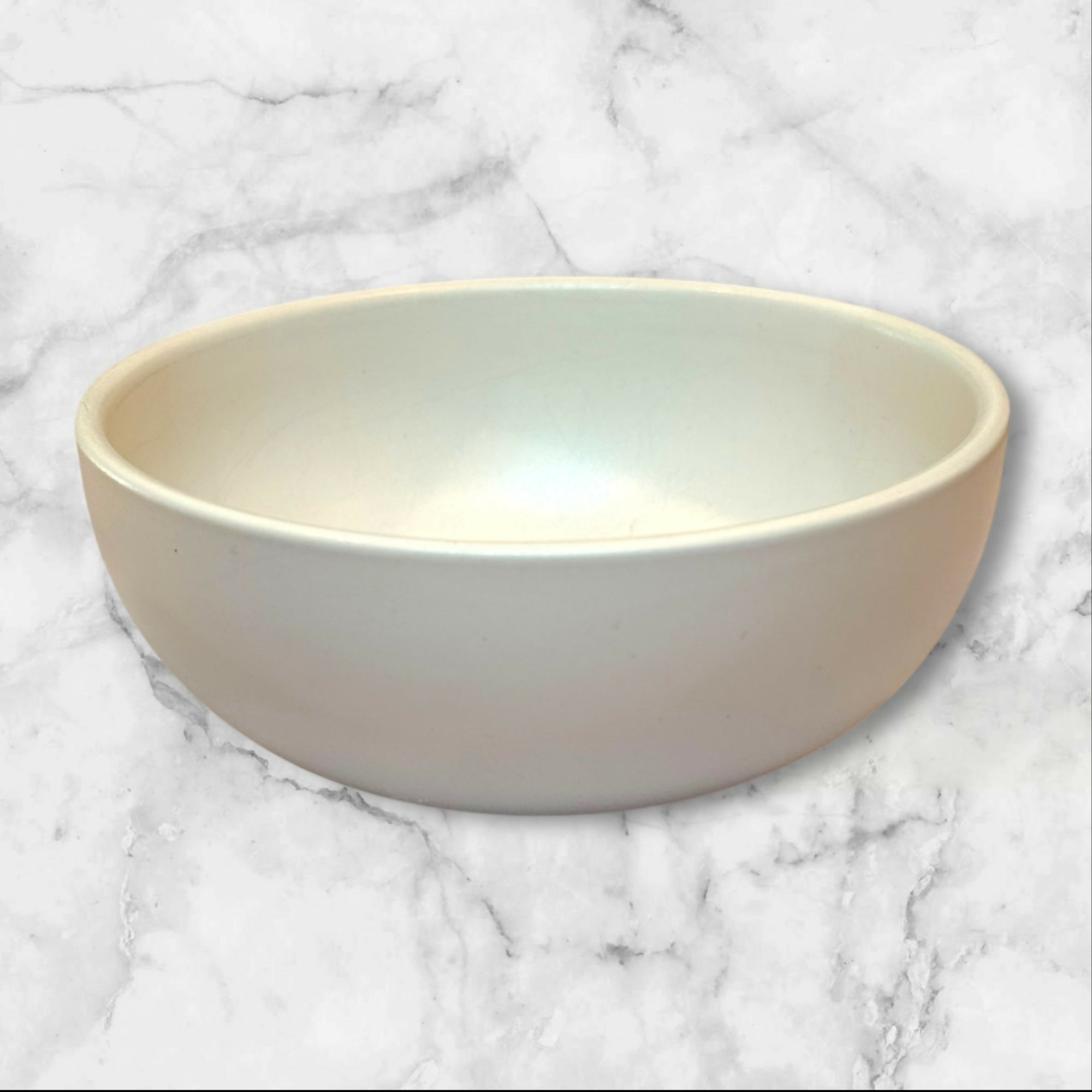 Crate & Barrel Cream Off-White Bowls | Set of 4 | 5.9” | Gently Used | China