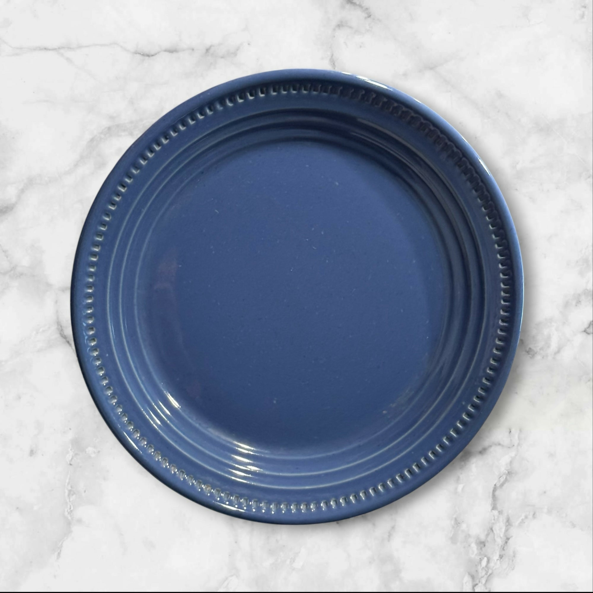 Dansk Cafe Colors Blue Dinner & Salad Plates | Set of 8 | Great Condition