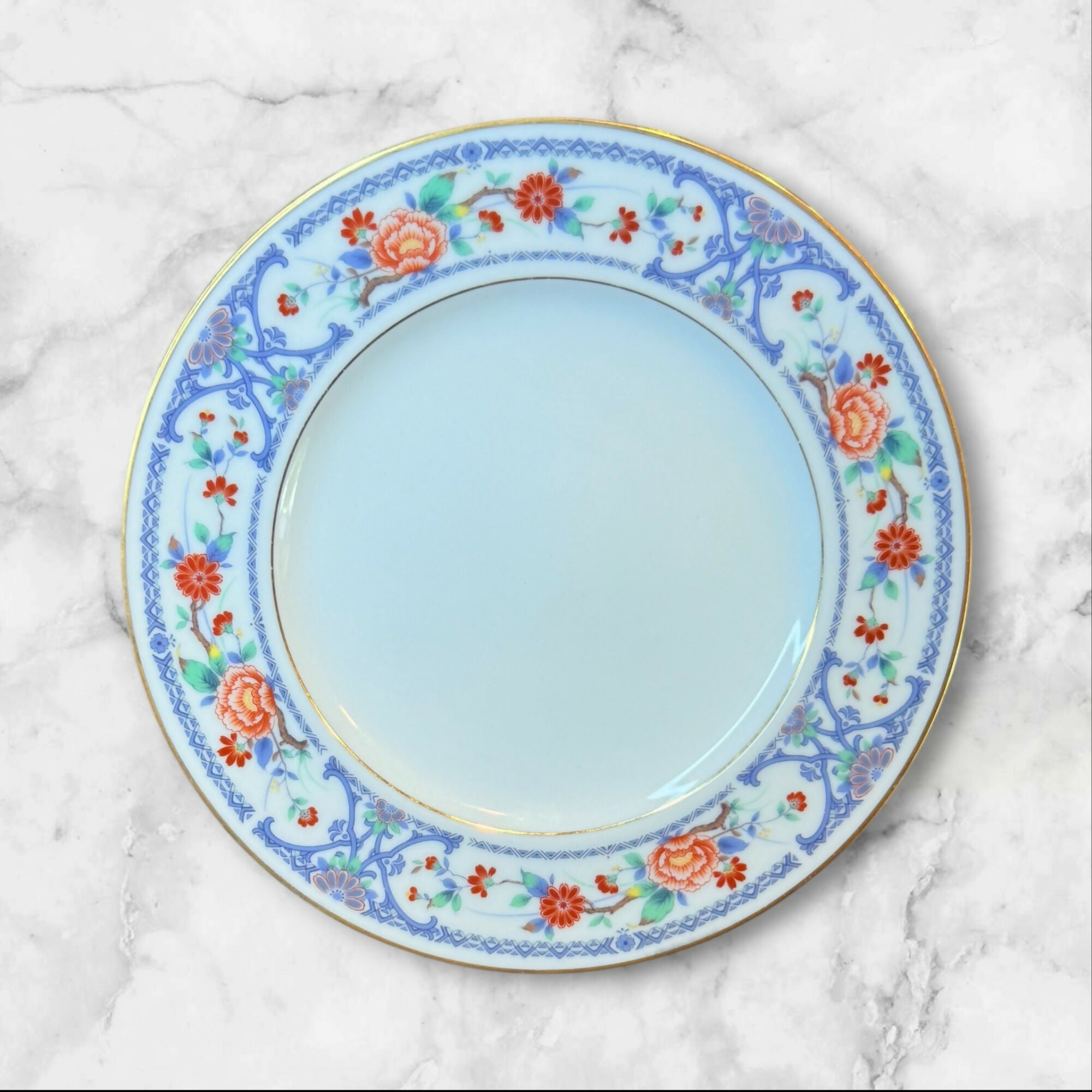 Noritake Romaine Salad Plates Set of 3 Floral China | Gently Used