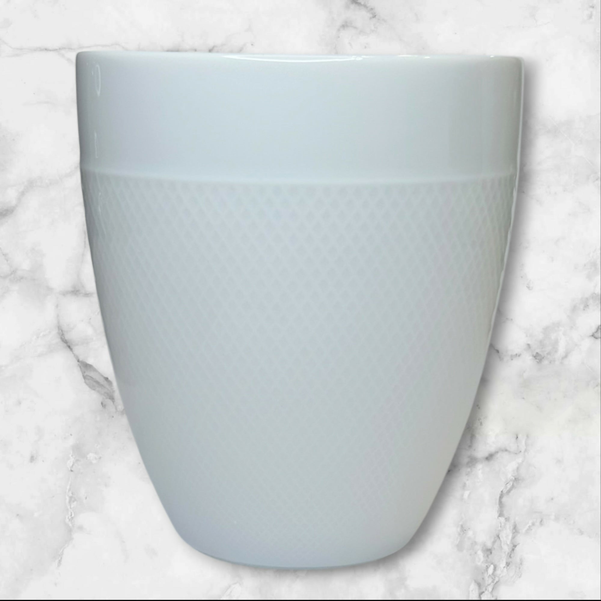Pottery Barn Textured White Mug | Japan Stoneware | Excellent Condition