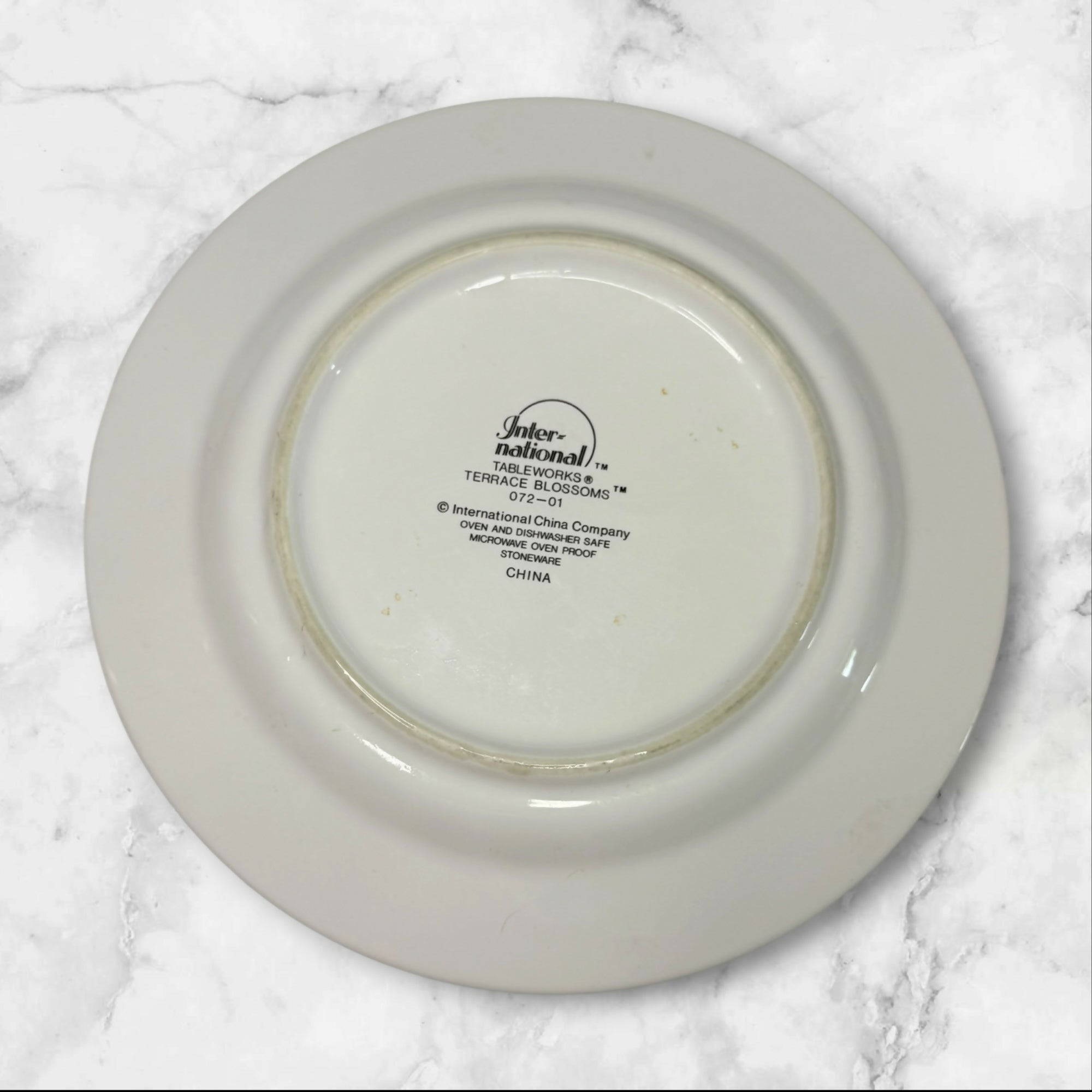 International Tableworks Terrace Blossoms Salad Plates | Set of 2 | Excellent