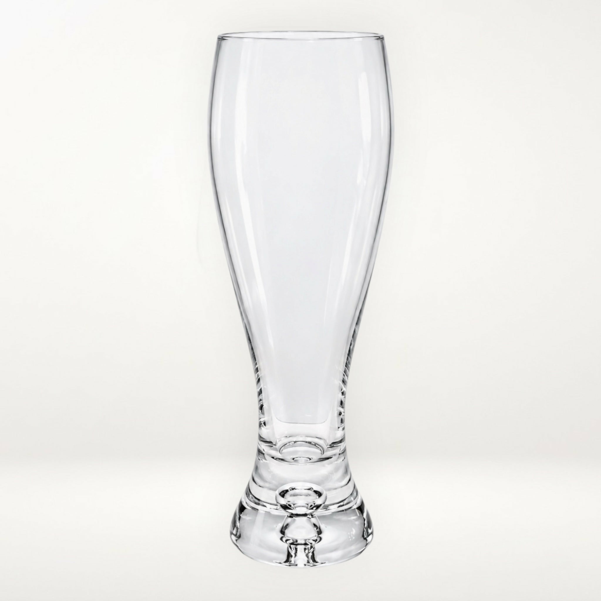 Bubble Base Crystal Pilsner Beer Glasses | Set of 3 | Great Condition