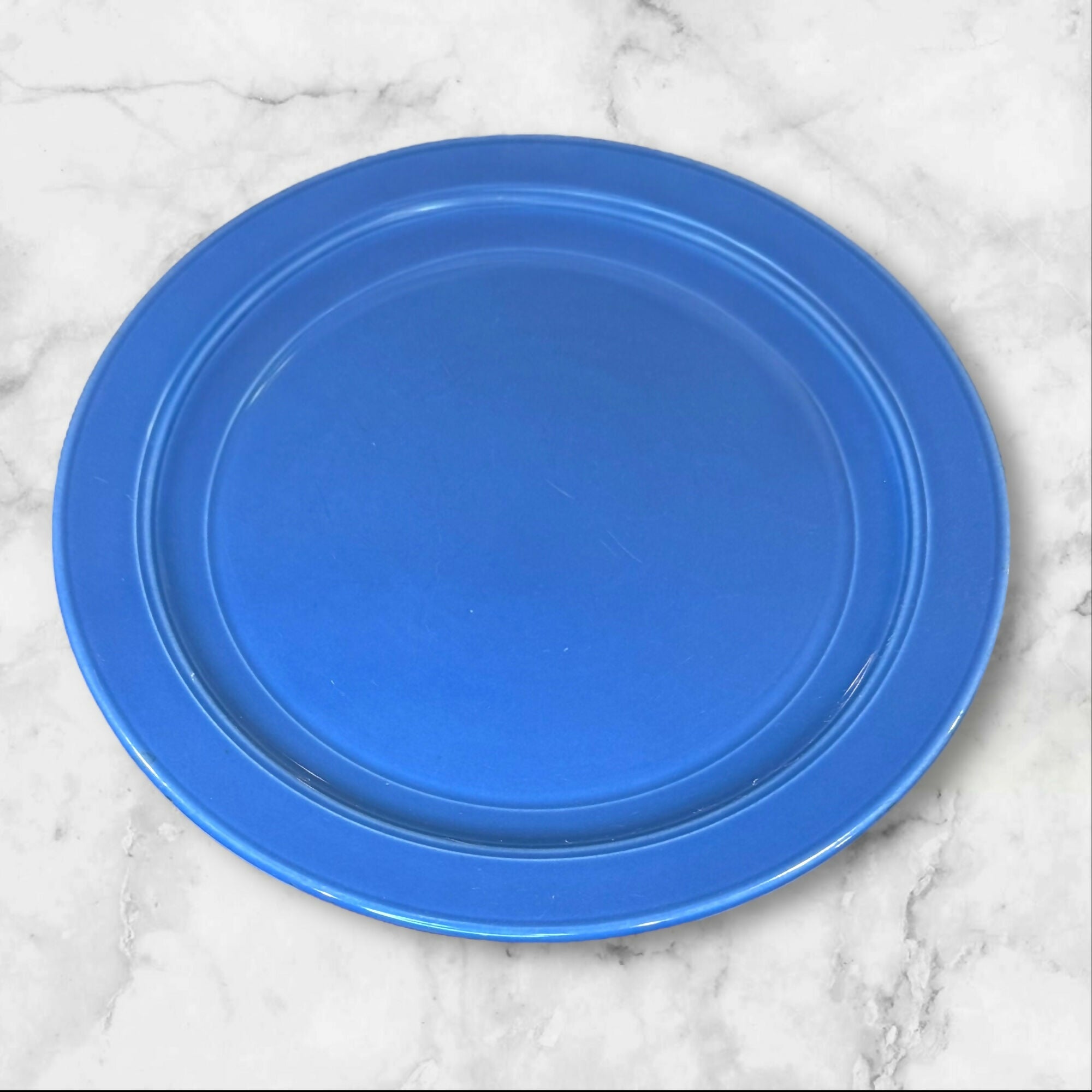 Metlox Poppytrail Vernon Early California Cobalt Blue Plates | Set of 4 | Great Condition