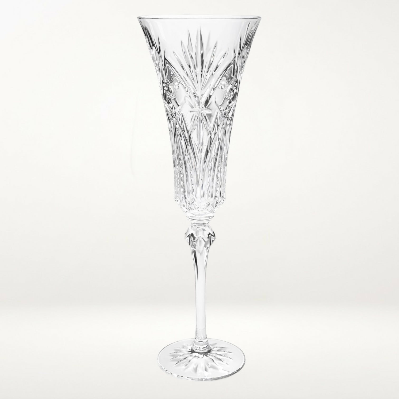 Cristal D’Arques Vincennes Cut Crystal Champagne Flutes | Set of 2 | Excellent Condition