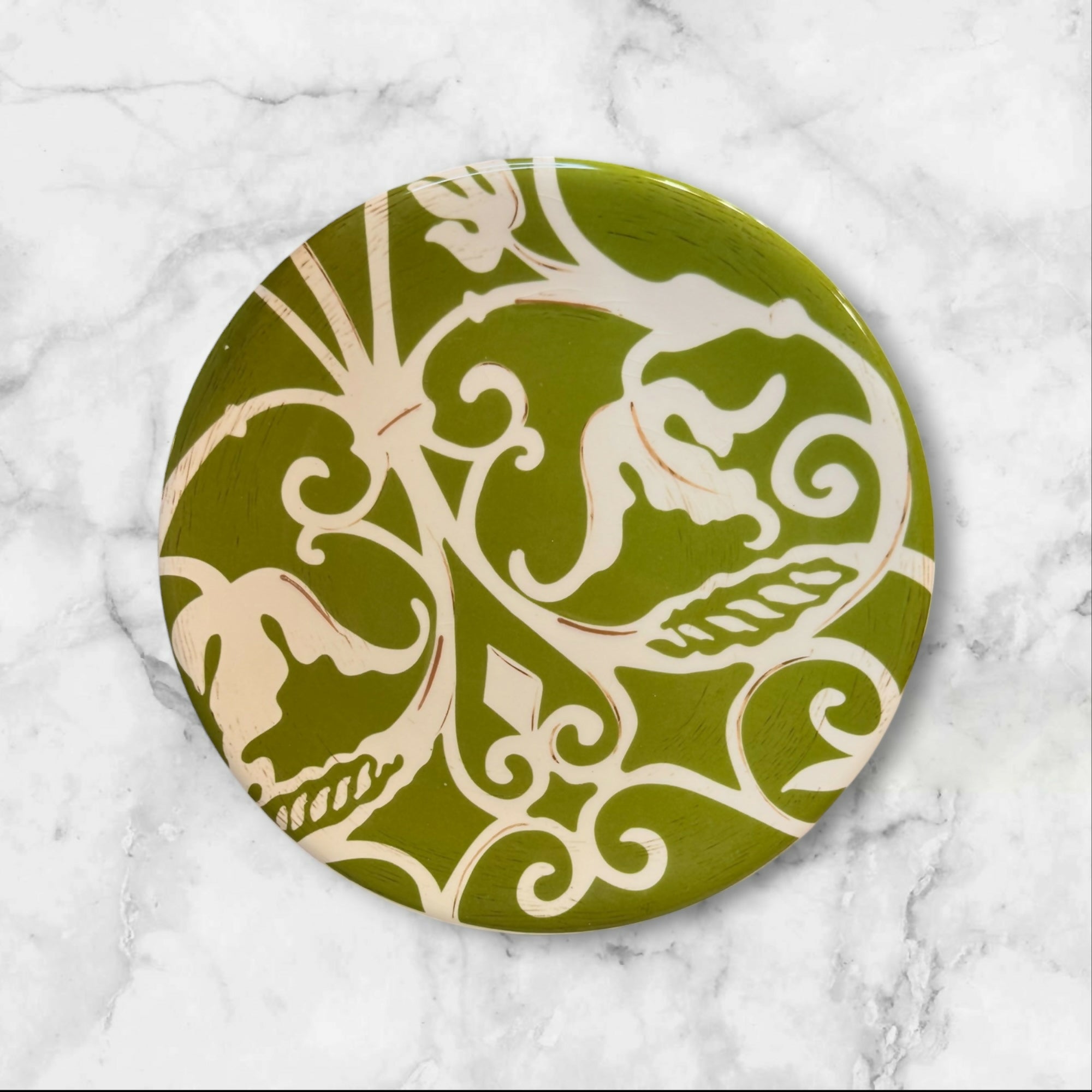 Pier 1 Graphic Garden Salad Plates Set of 4 | Excellent Condition
