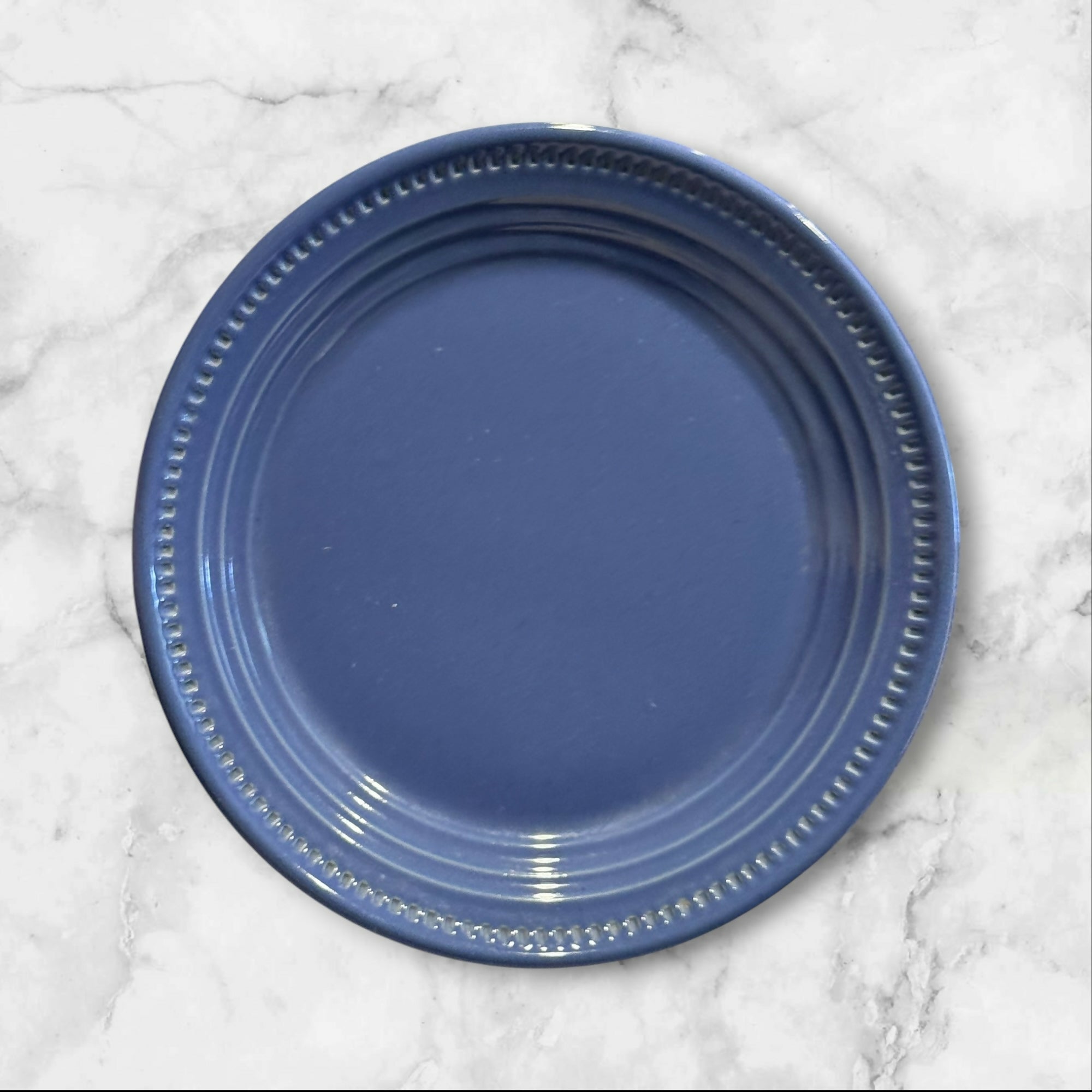 Dansk Cafe Colors Blue Dinner & Salad Plates | Set of 8 | Great Condition