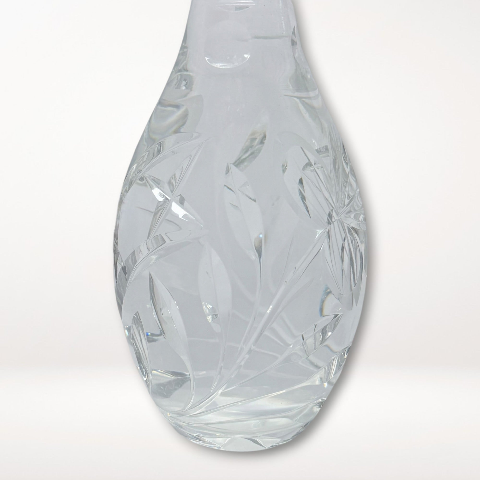 Vintage Cut Crystal Decanter w/ Stopper | Elegant Barware | Great Condition