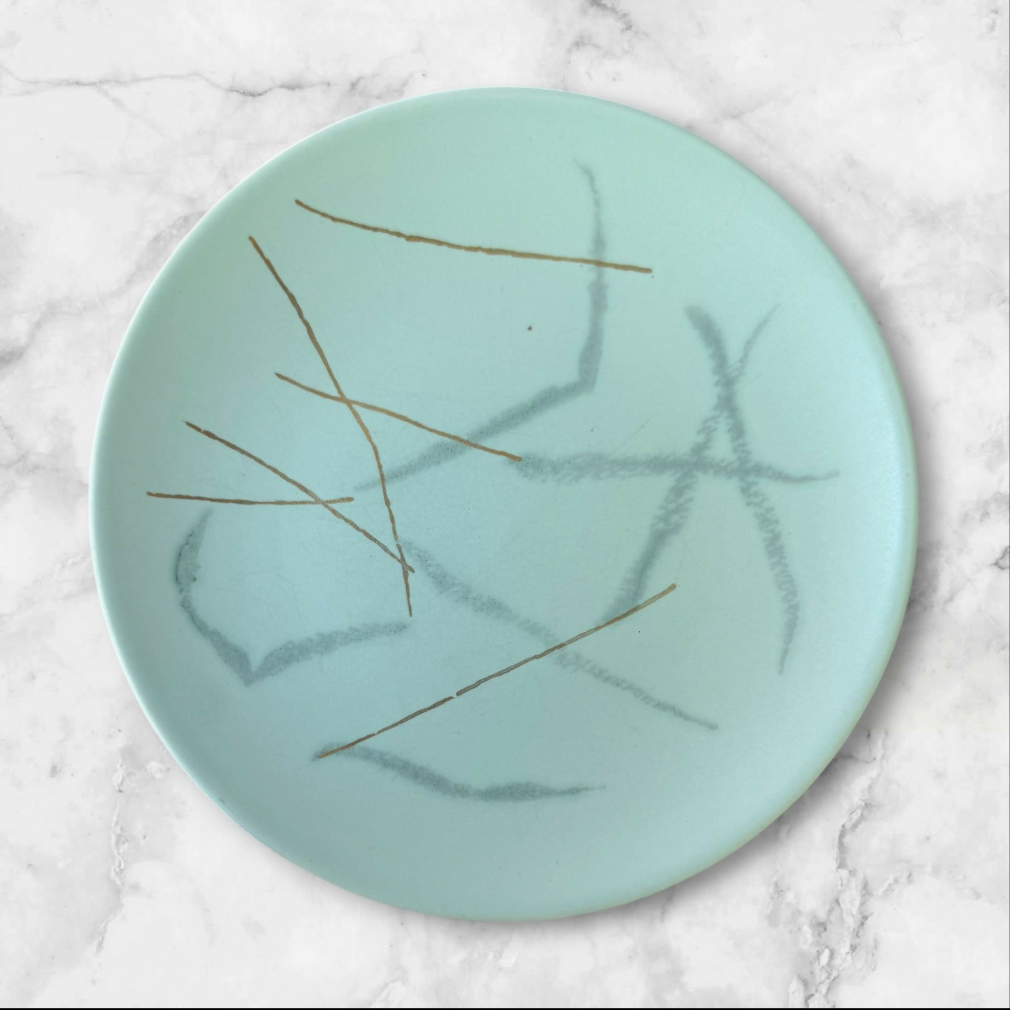 Edwin Knowles Grass Salad Plates Set of 4 | Contemporary | Great Condition