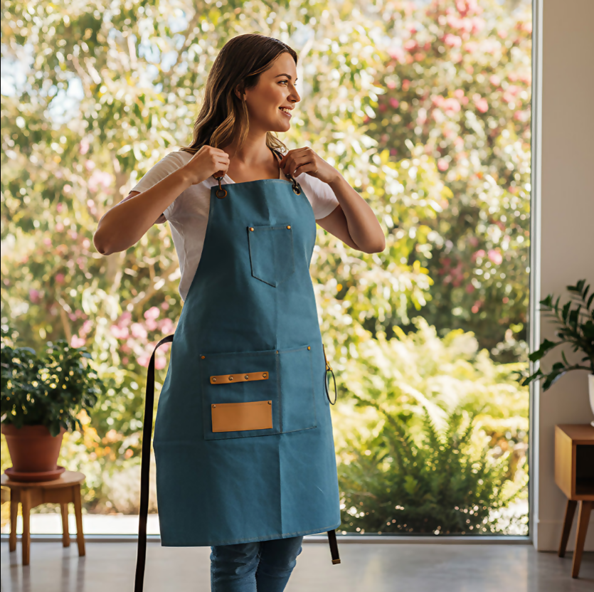 Anypron Gardening & Workshop Apron with Tools, 16oz Canvas