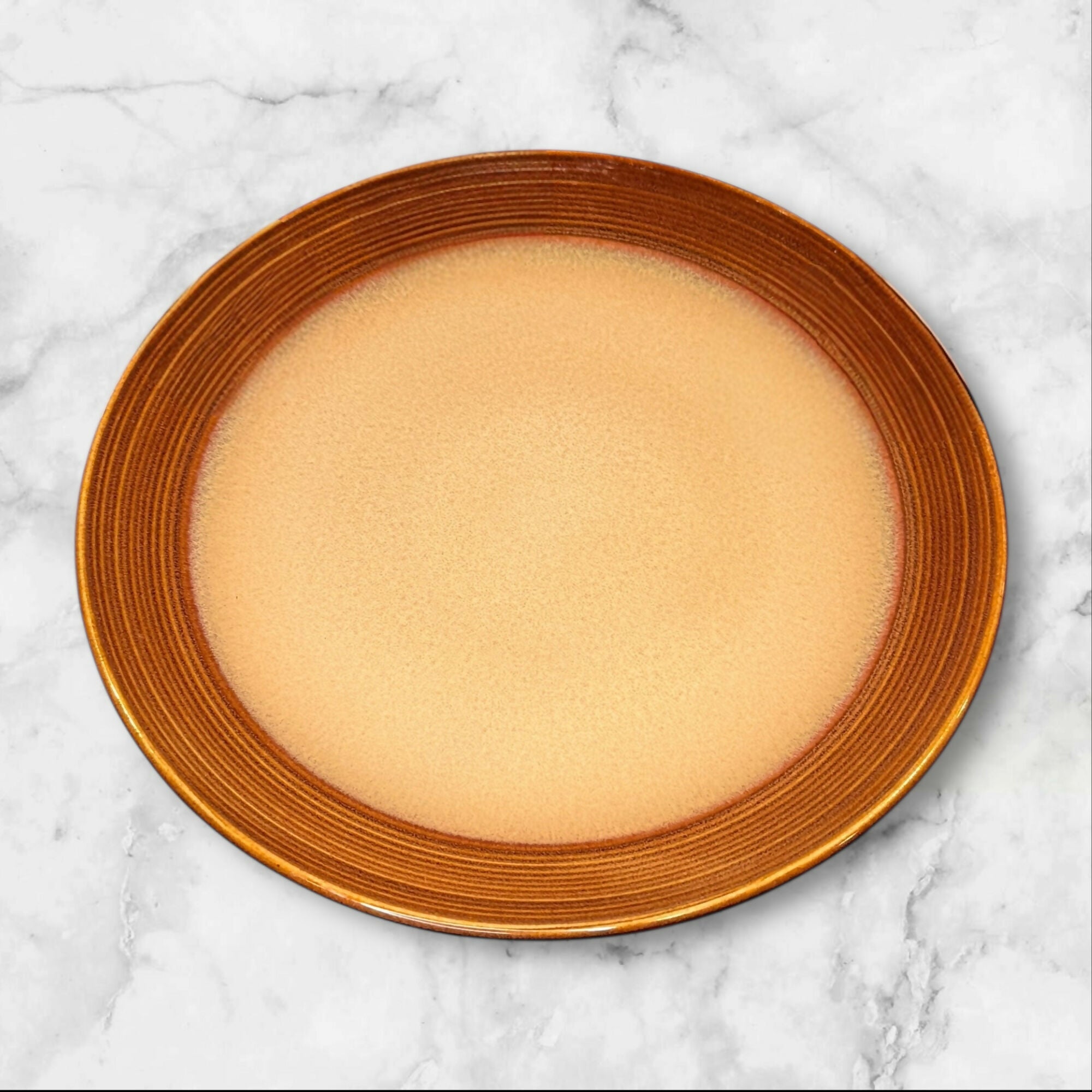 Sango Roma Caramel Dinner & Salad Plates | Set of 8 | Excellent Condition