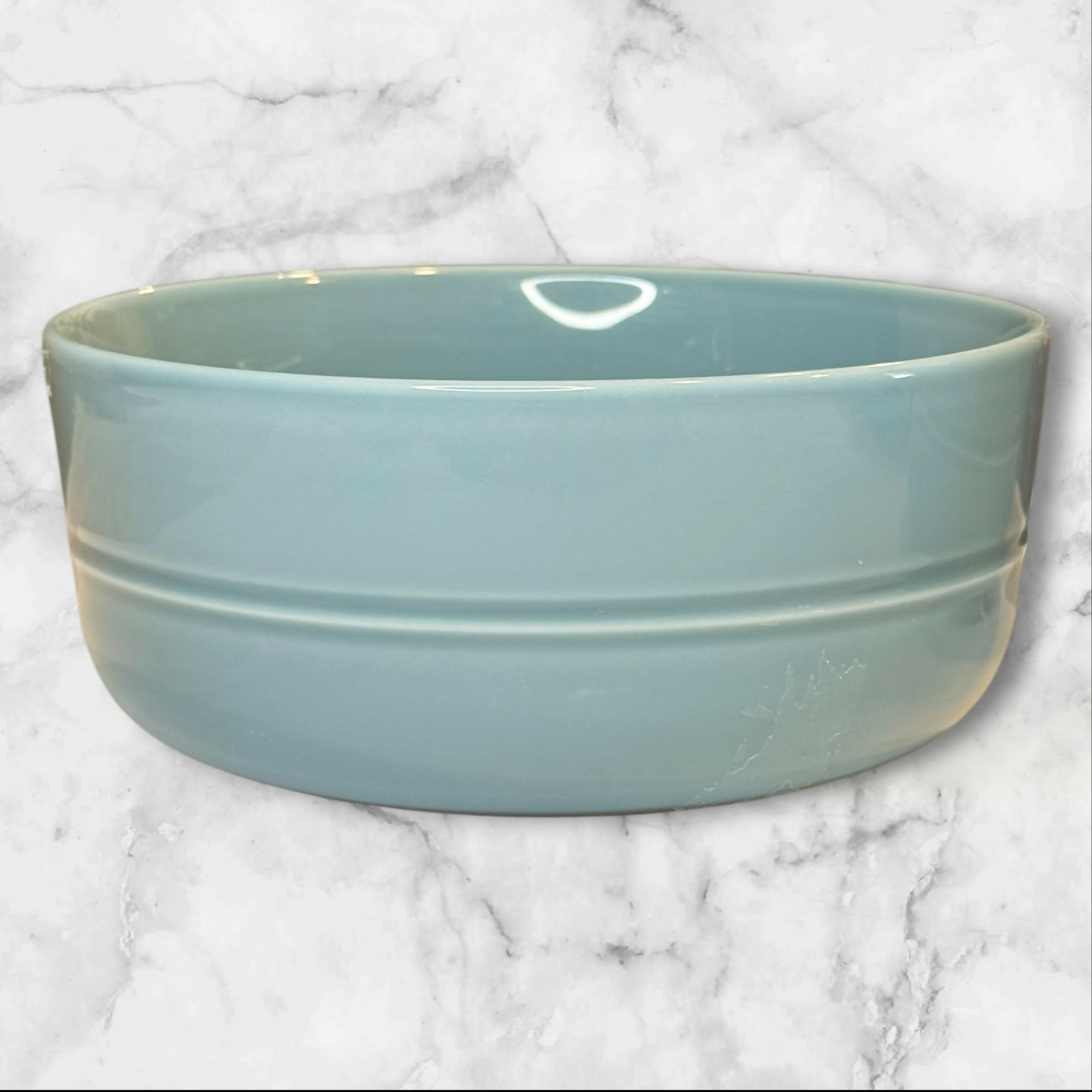 Crate & Barrel Hue Blue All Purpose Bowls | Set of 4 | Gently Used