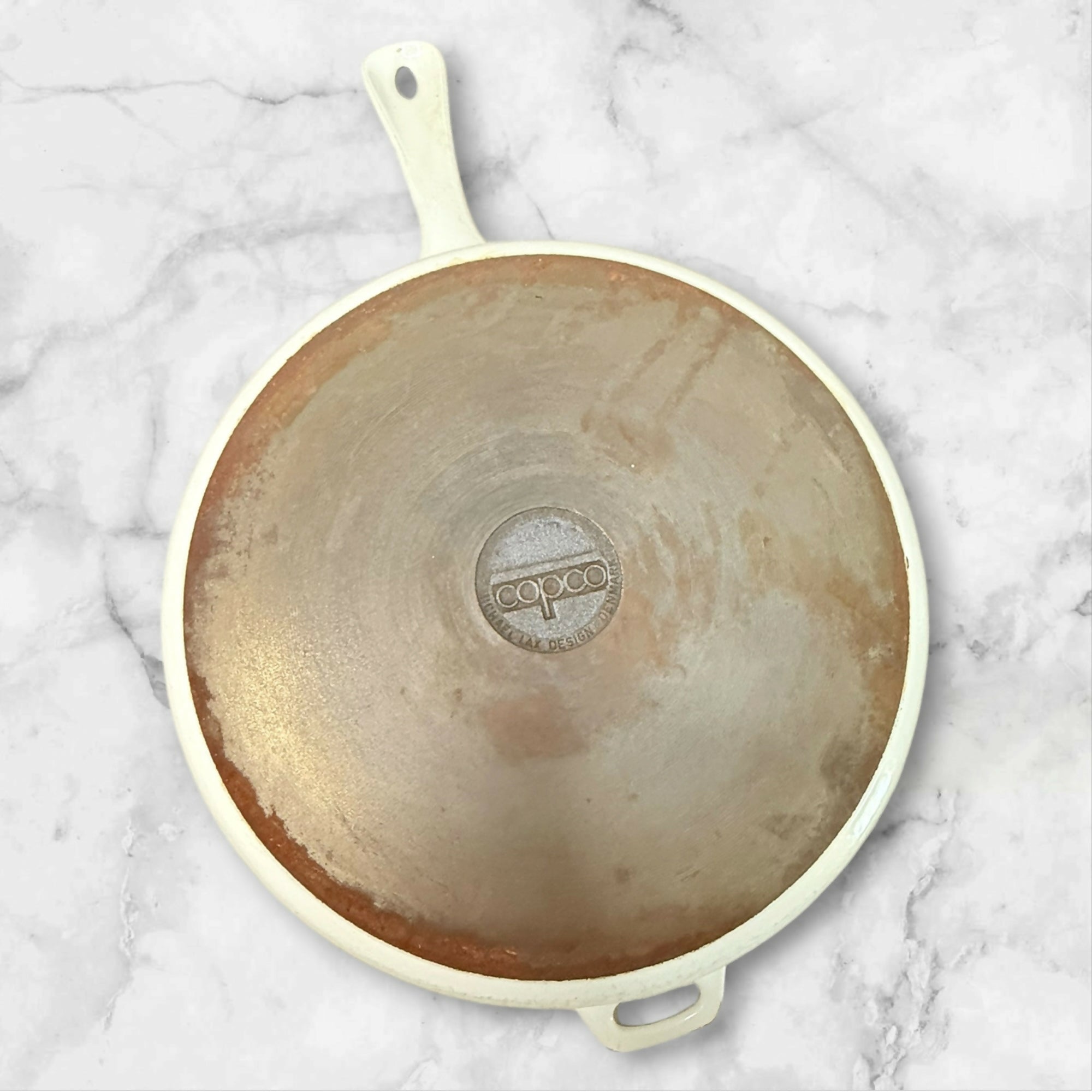 Copco Michael Lax 12 Inch Enameled Cast Iron Skillet | Great Condition