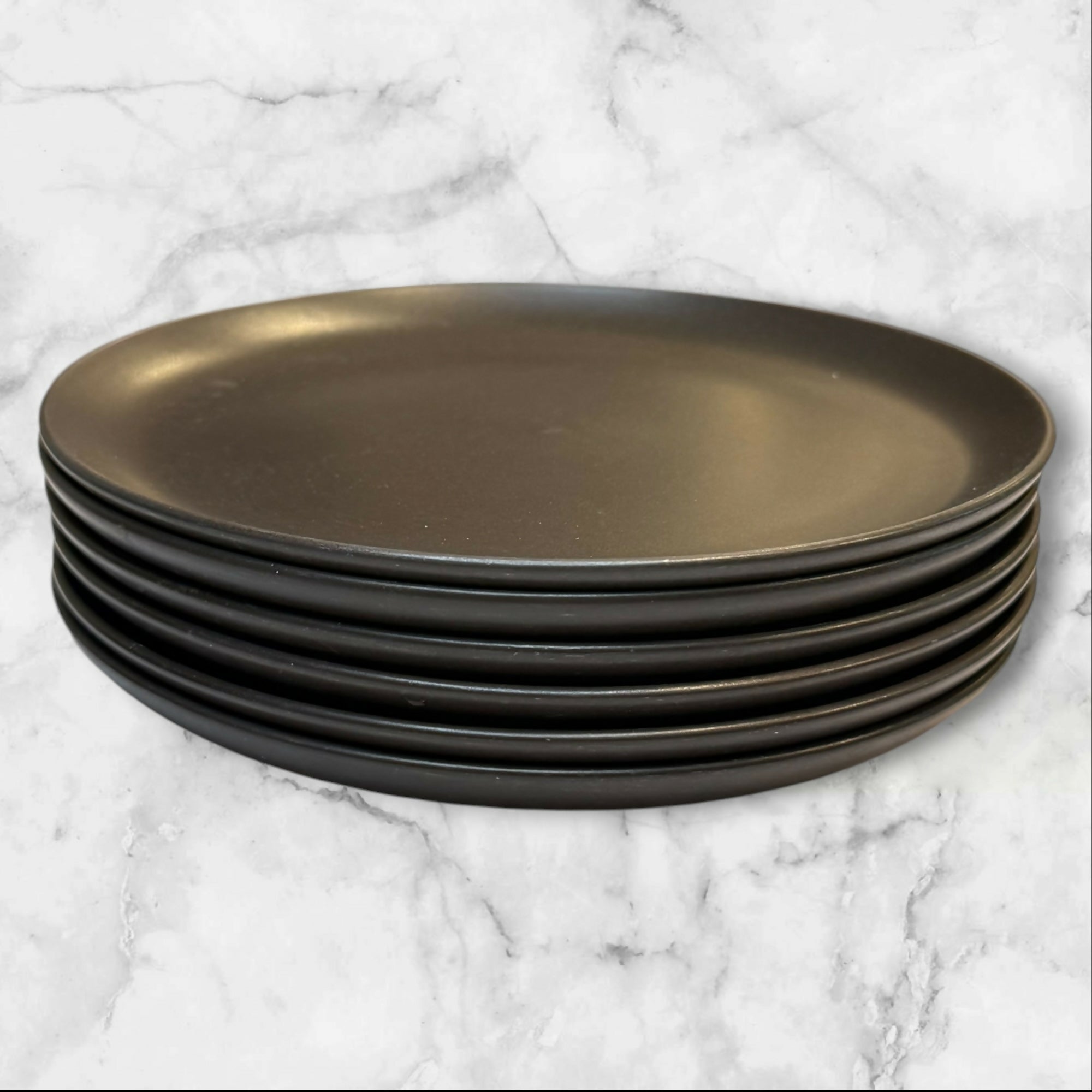Crate & Barrel Camden Java Salad Plates Set of 6 | Rare | Great Condition