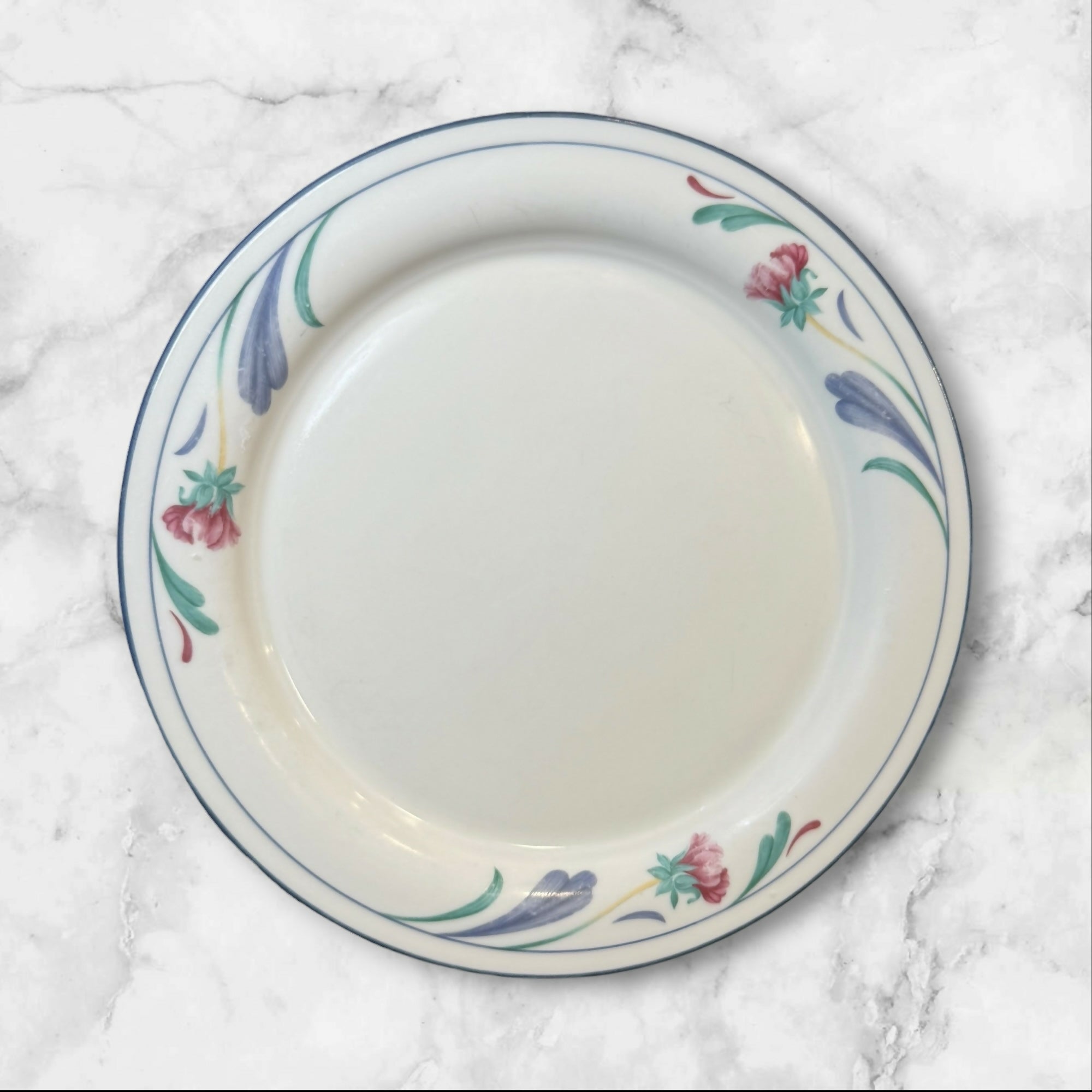 Lenox Poppies on Blue Dinner Plates | Set of 5 | Great Condition