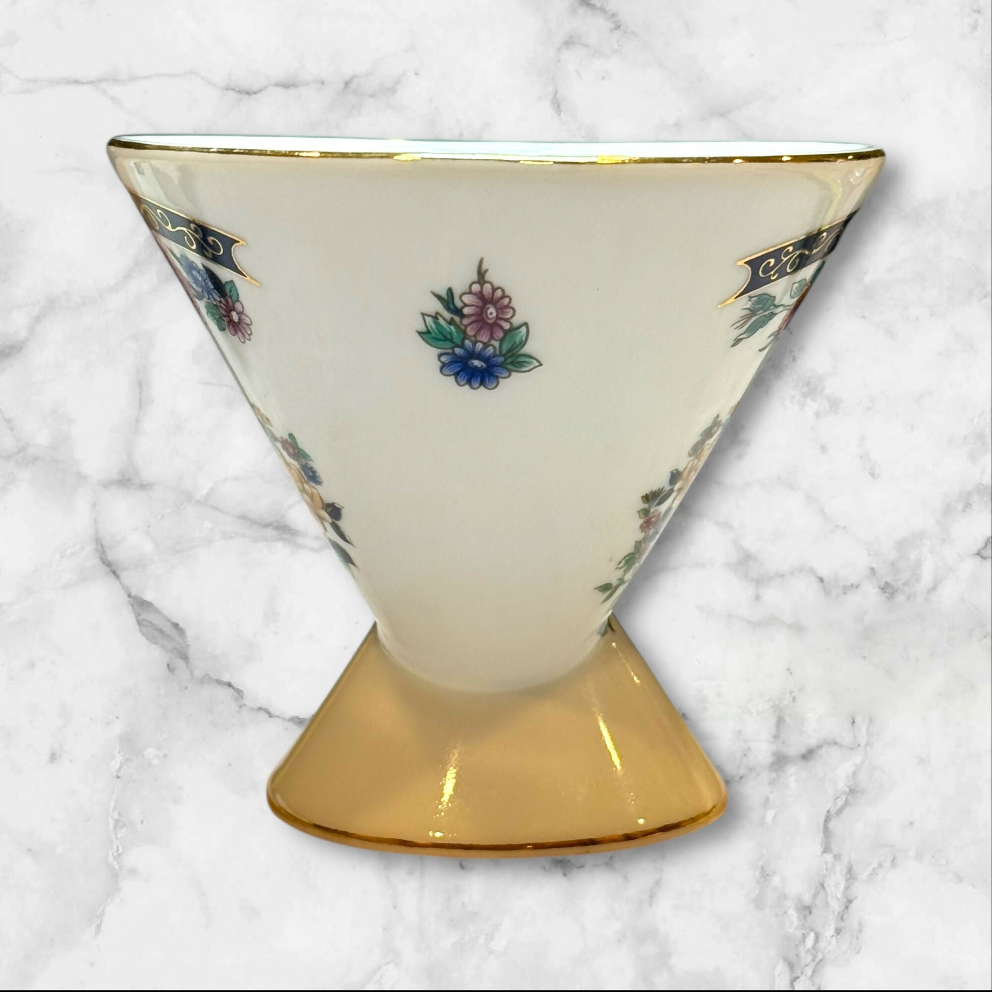 Royal Stafford Chelsea Garden Teacup & Saucer | Floral Gold Trim | England