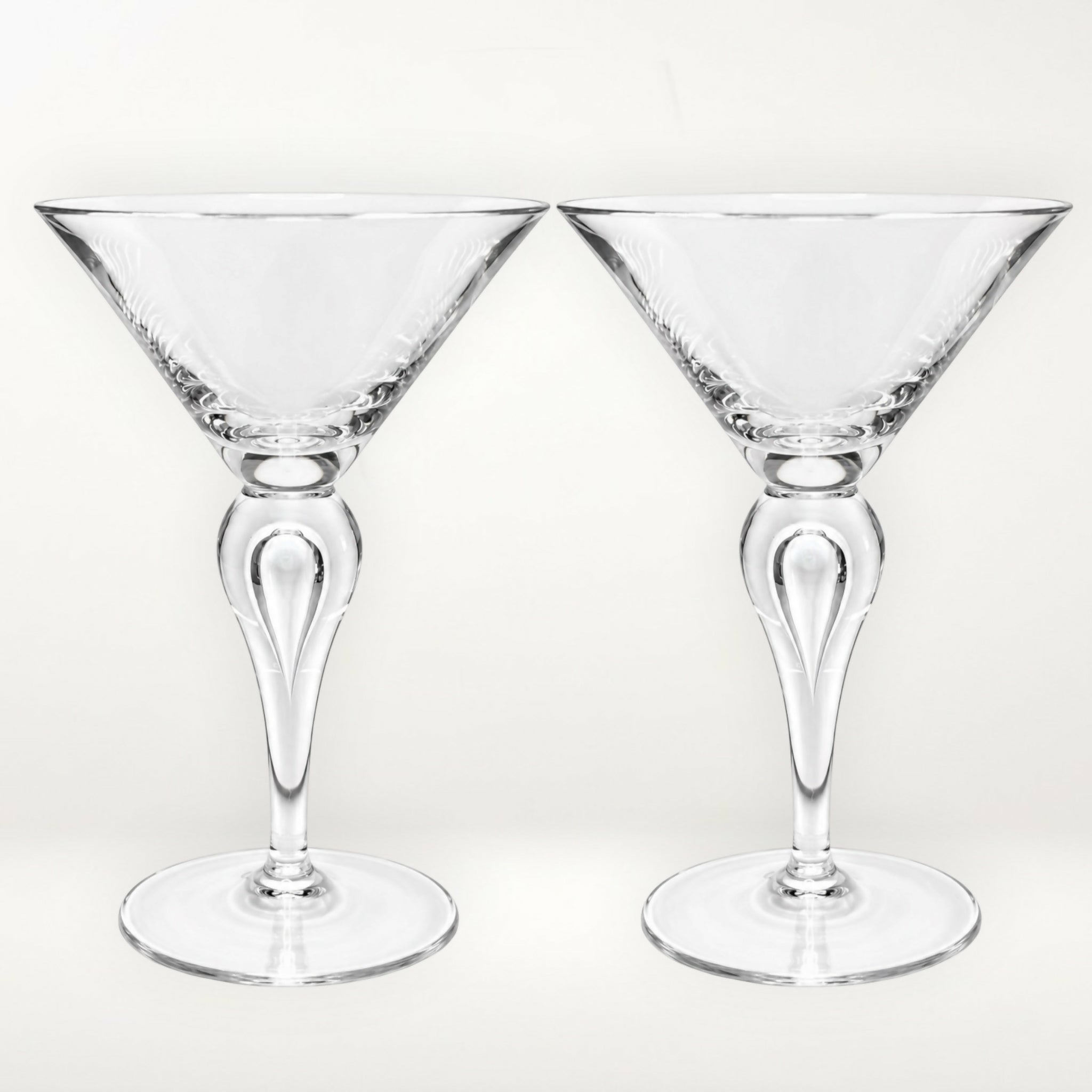 Sasaki Silhouette Martini Glasses | Set of 4 | Excellent Condition
