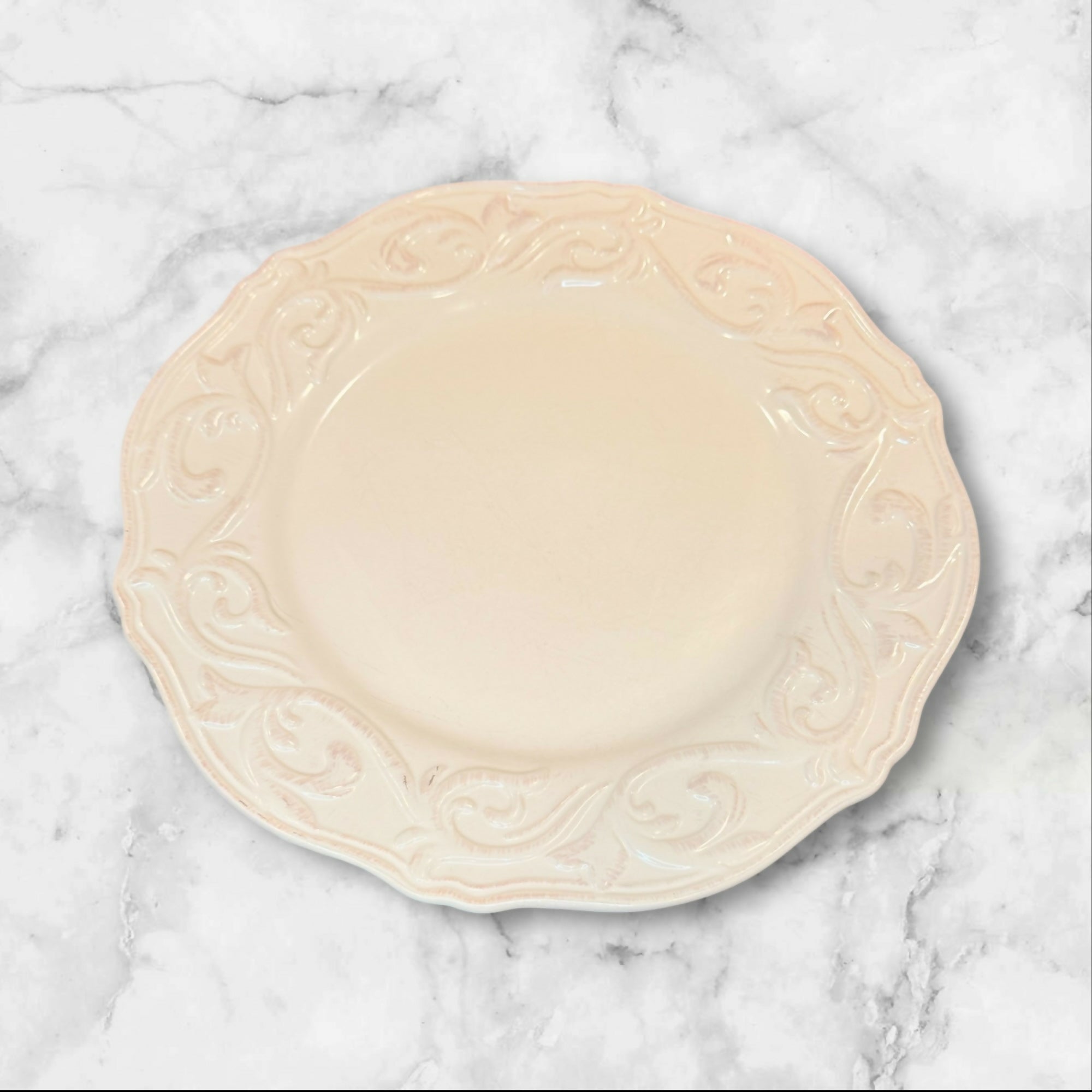 JCPenney Corvella Ivory Dinner Plates Set of 6 | Great Condition